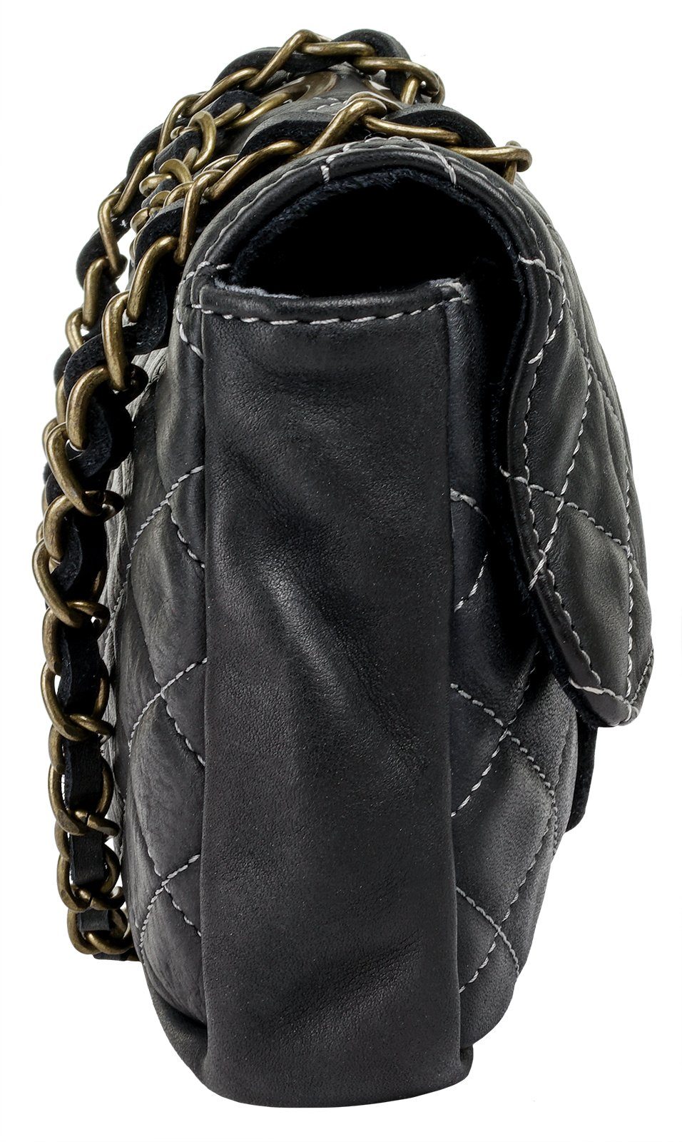 Samantha Look Schoudertas echt leer, made in italy