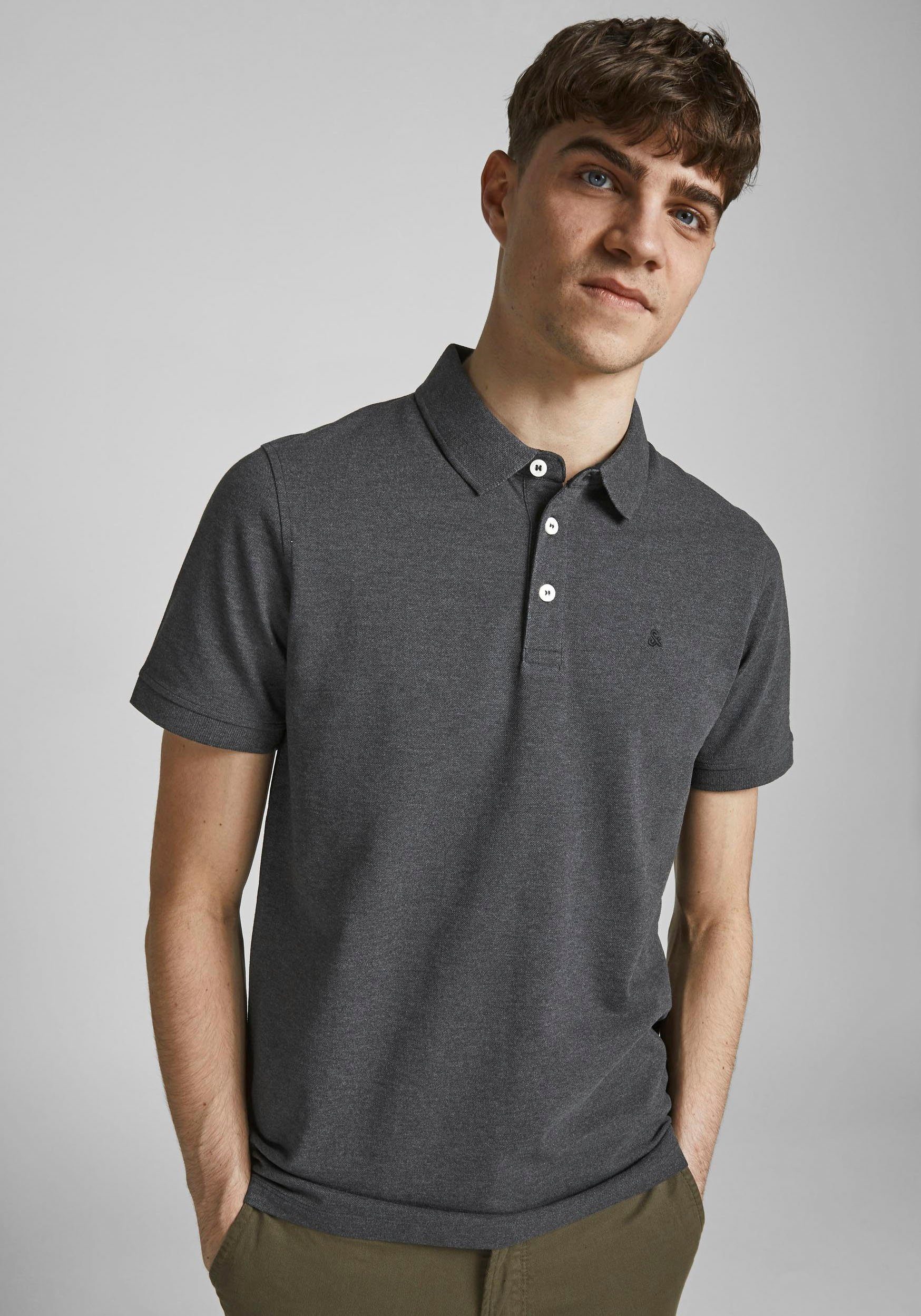 Jack & Jones Poloshirt JJEPAULOS Poloshirt met klassieke kraag en figuuraccentuerende vorm