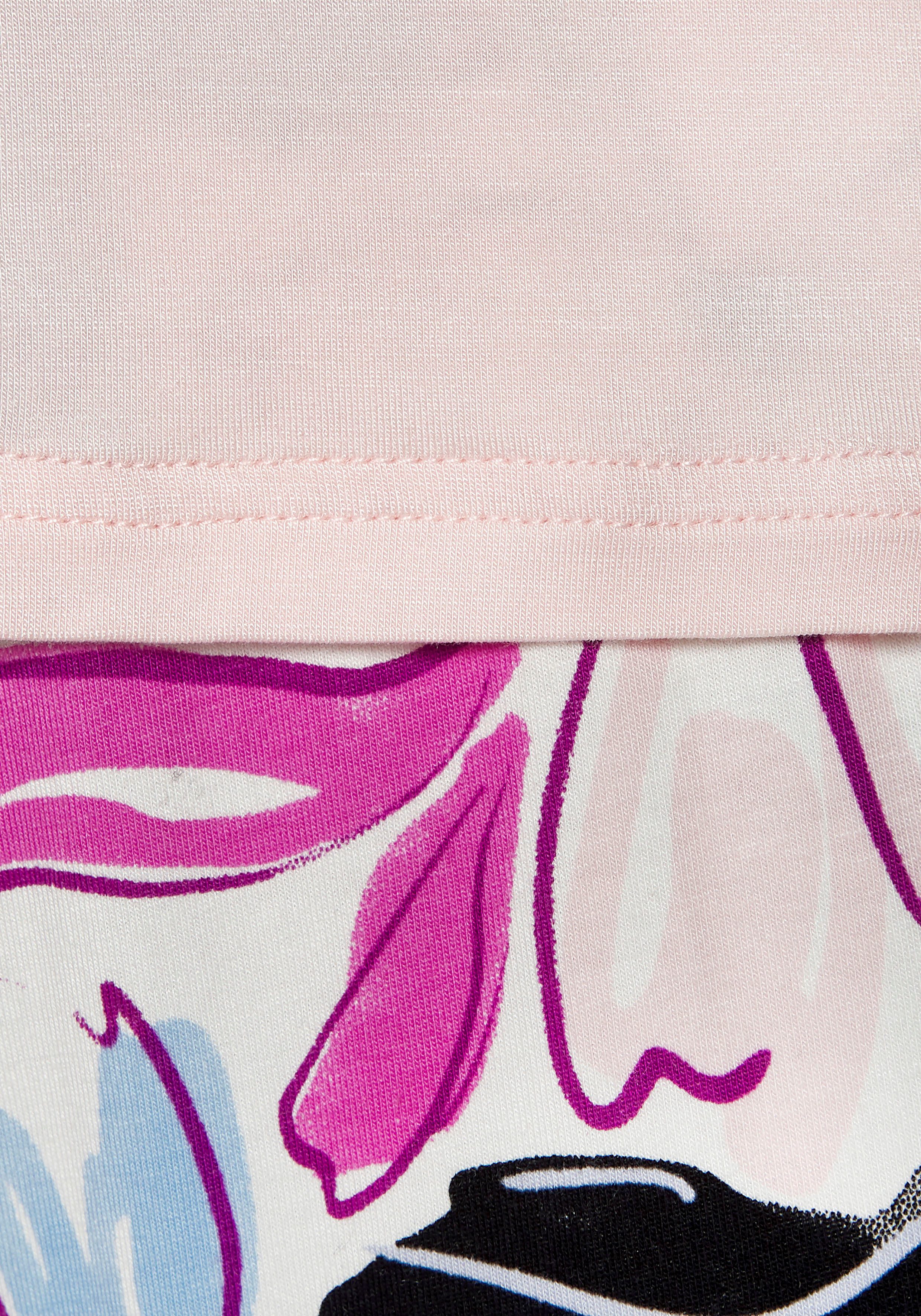 Lascana Shortama met mooie bloemenprint (2-delig)
