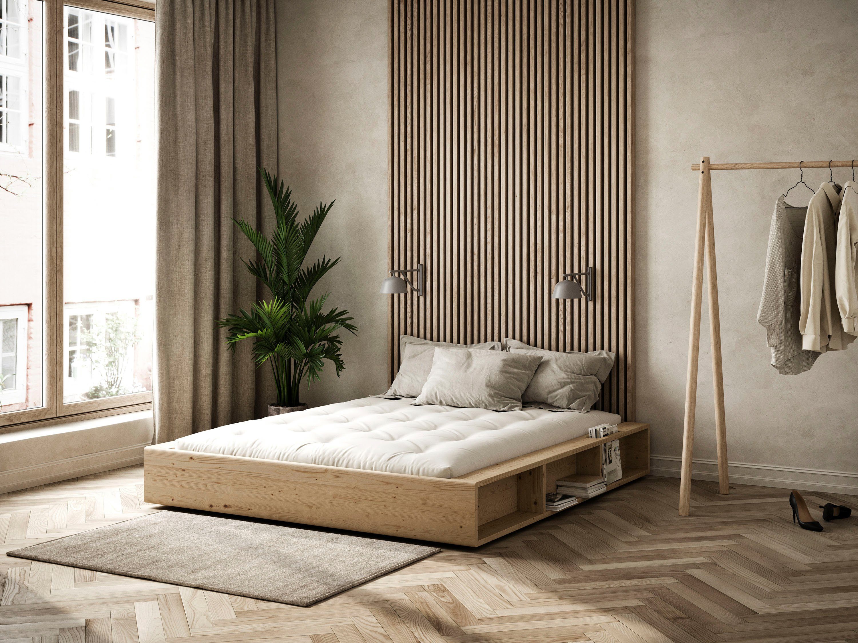 Karup Futonbed Ziggy, in verschillende breedtes, gecertificeerd massief hout