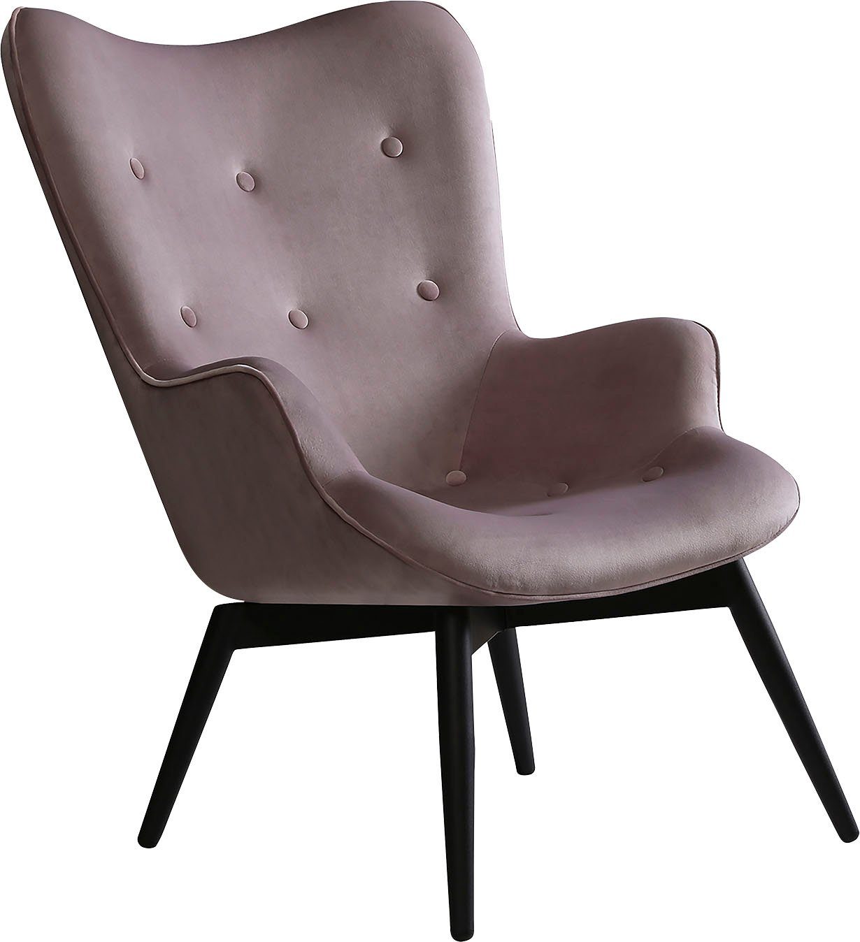 SalesFever Fauteuil Decoratieve knopen in de rugleuning (1 stuk)
