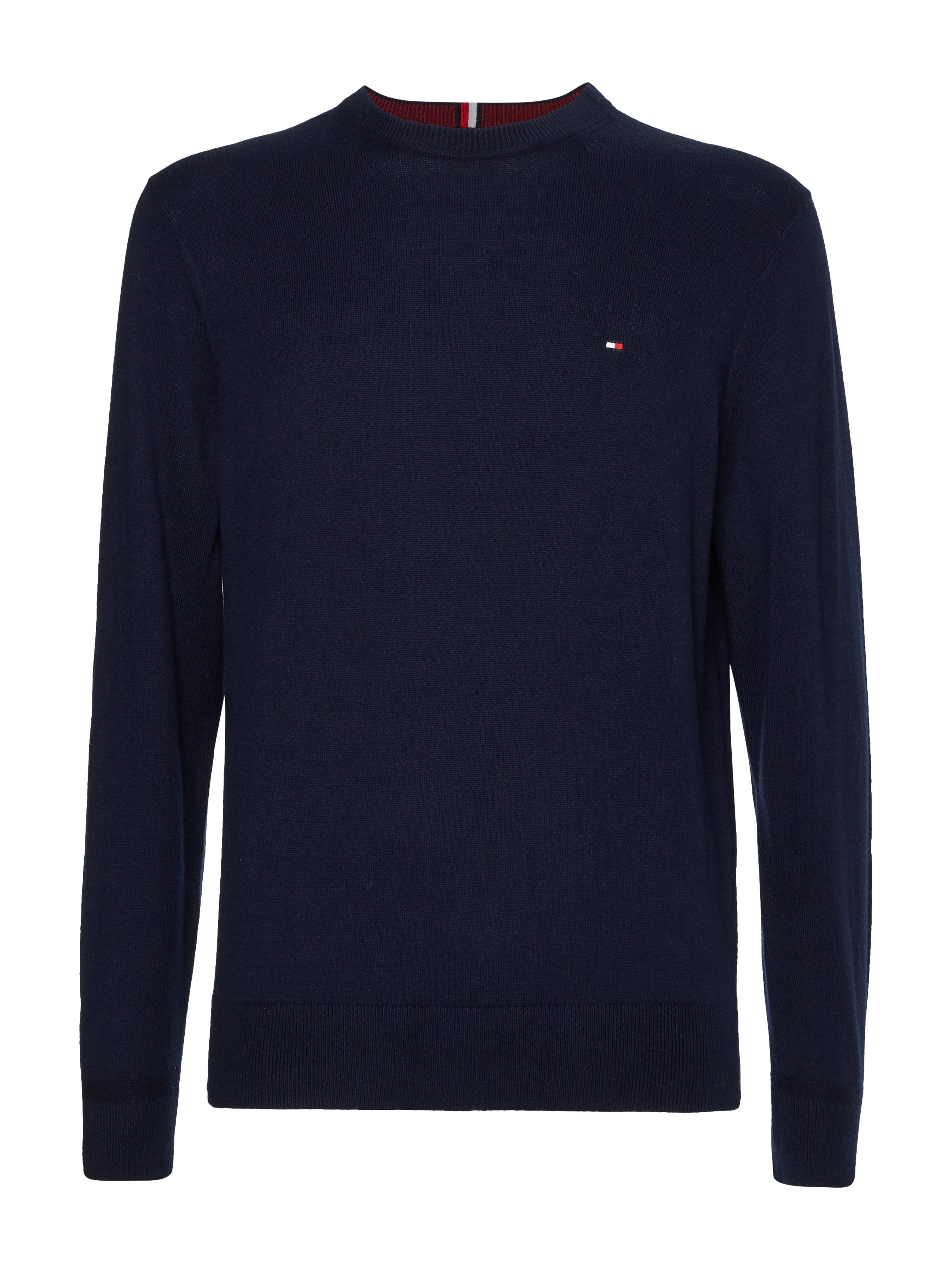 Tommy Hilfiger Trui met ronde hals PIMA ORG CTN CASHMERE CREW NECK