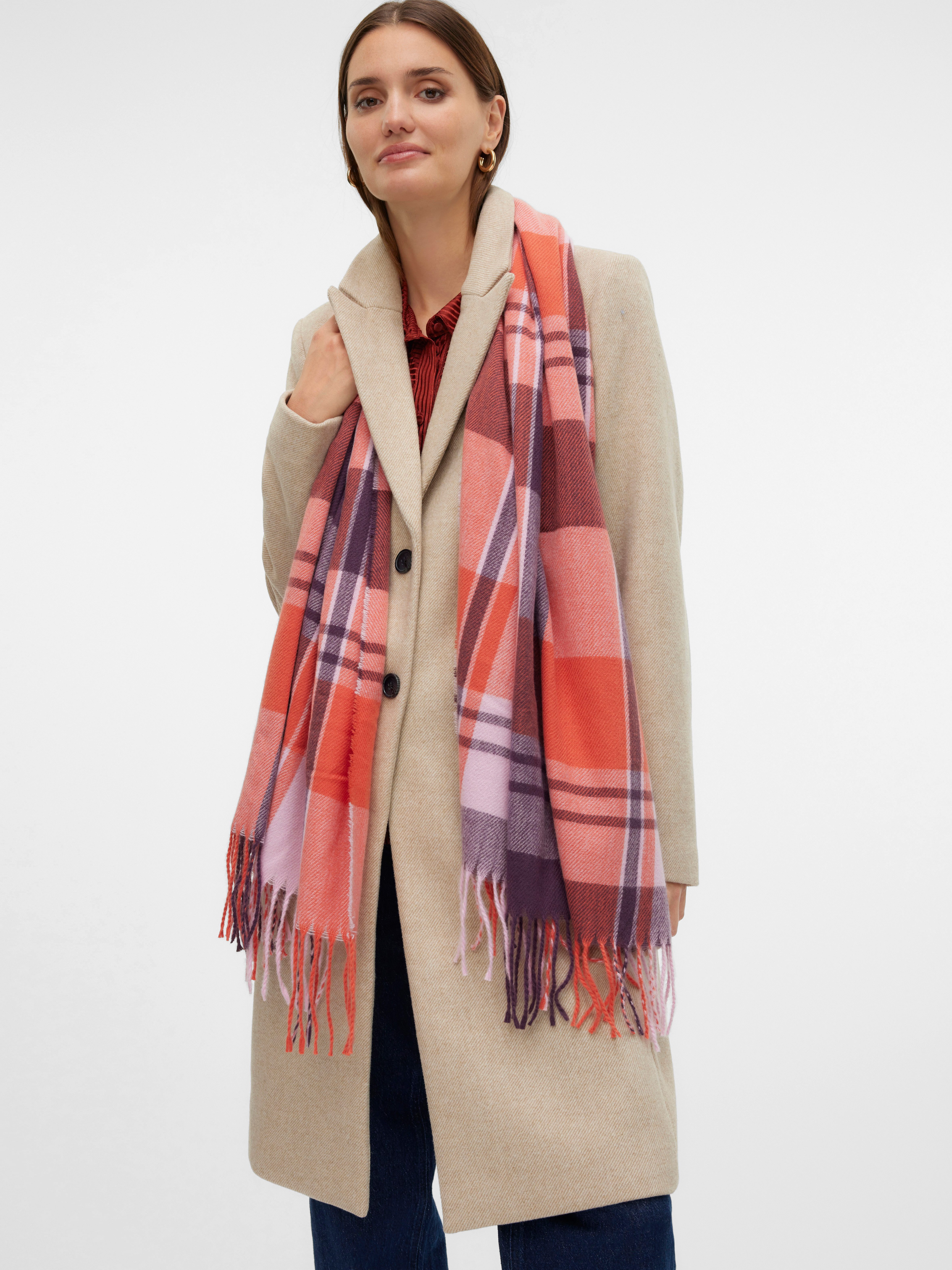 Vero Moda Sjaal VMJUNA CHECK SCARF GA