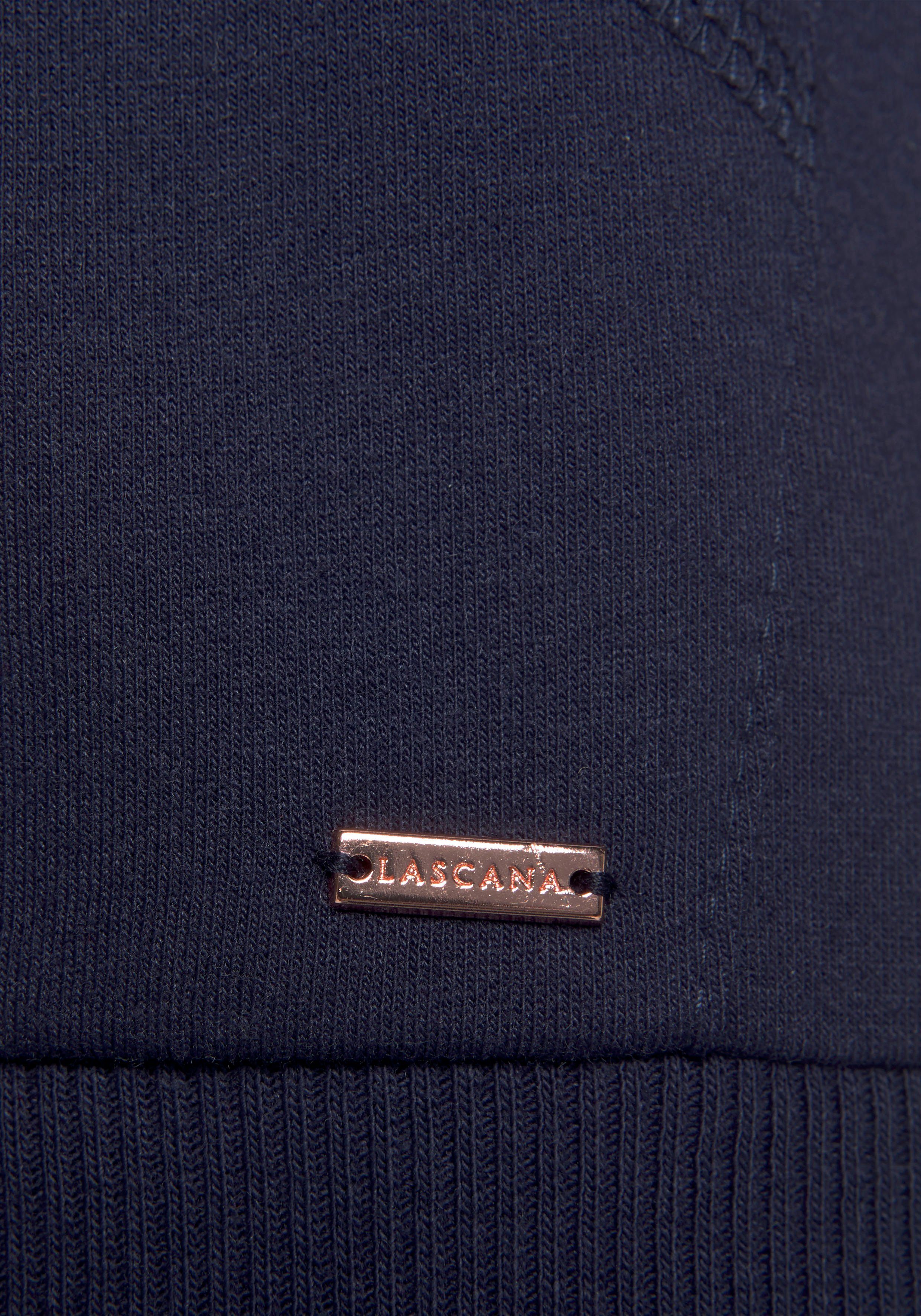 Lascana Hoodie met frontopdruk, loungepak, hoodie