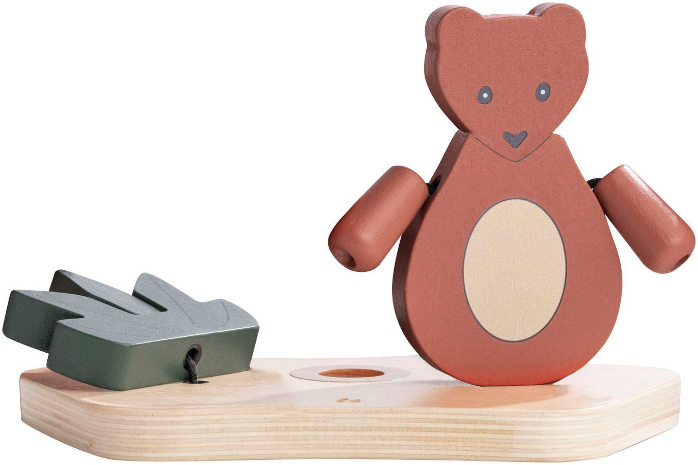 Hauck Grijpspeeltje Play Shaking S Bear FSC®- beschermt bos - wereldwijd