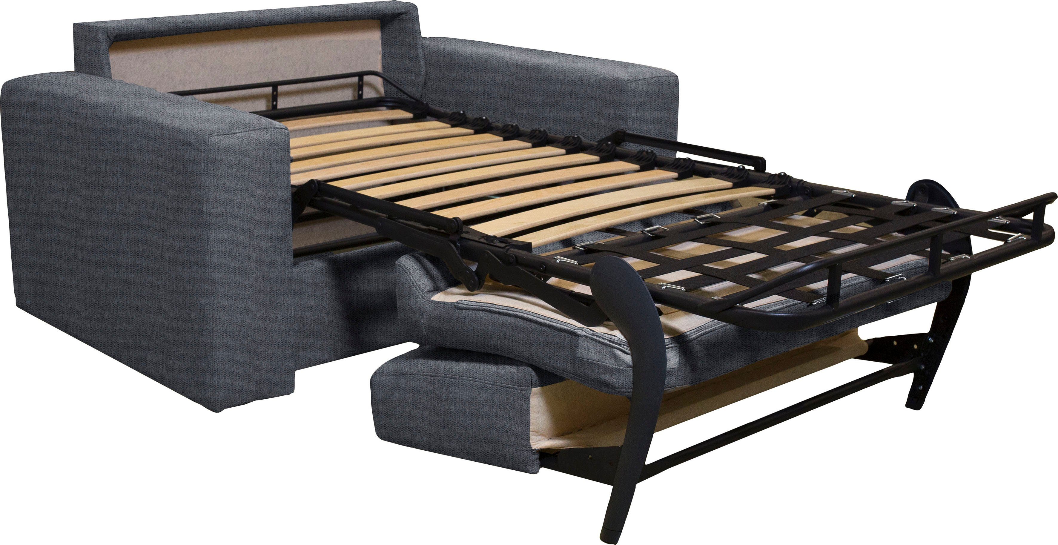 Home affaire Fauteuil Roma matras hoogte 140 cm Bedfunctie, met vering, Afmeting liggend ca. 83x198 cm