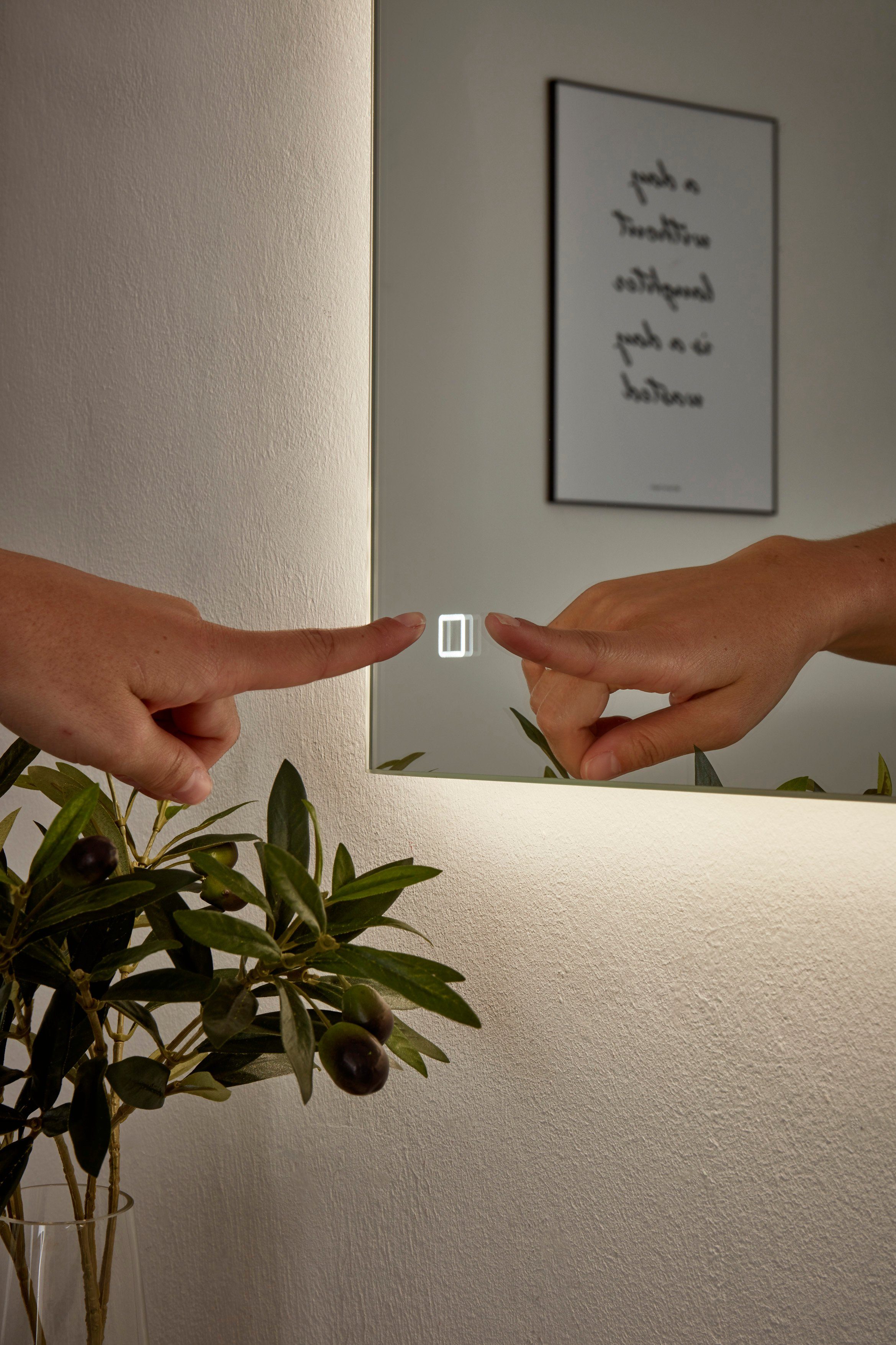 Places of Style Led-lichtspiegel Spiegel 60x65