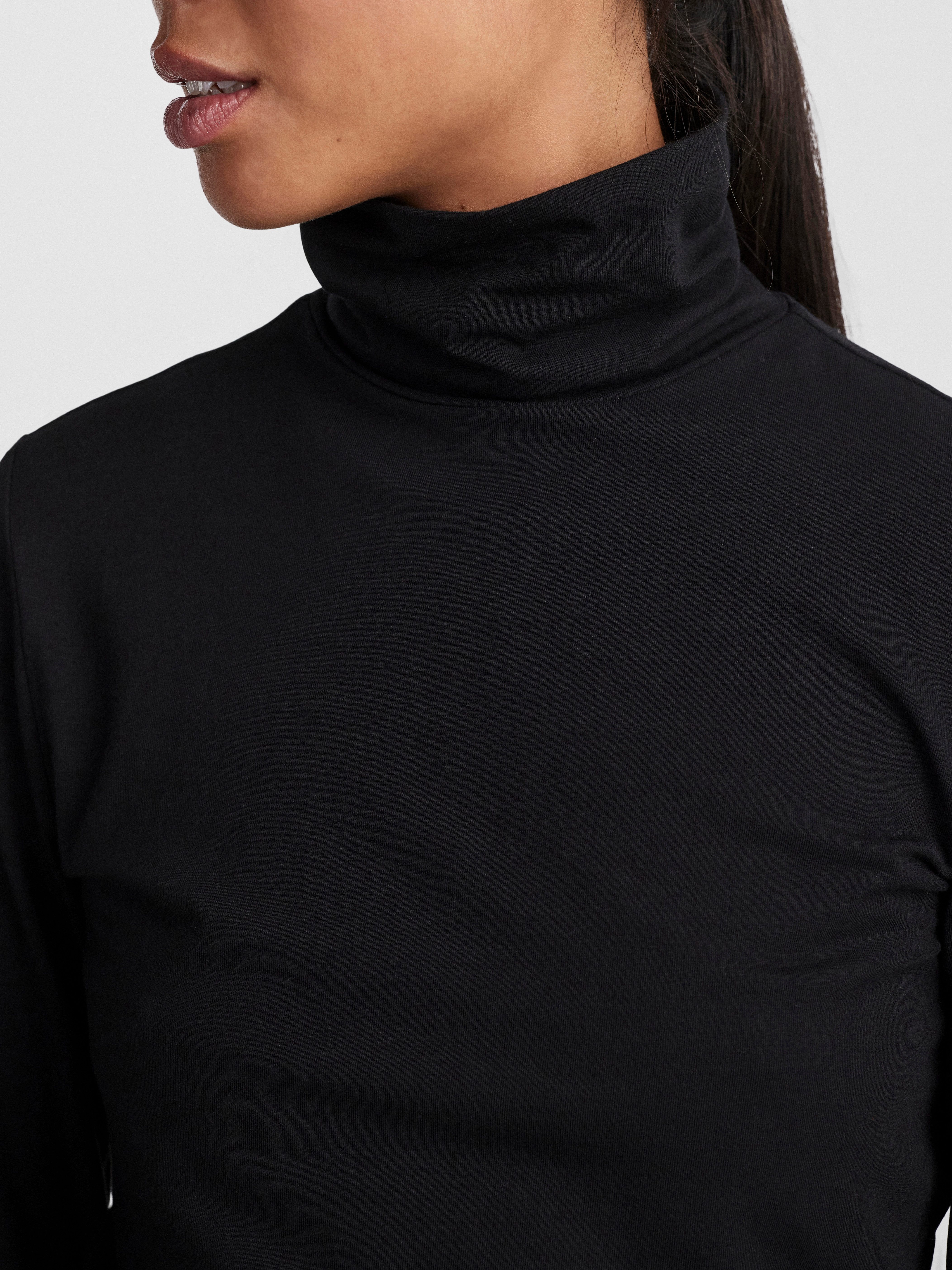 pieces Colshirt PCSIRENE LS ROLLNECK TOP JRS NOOS