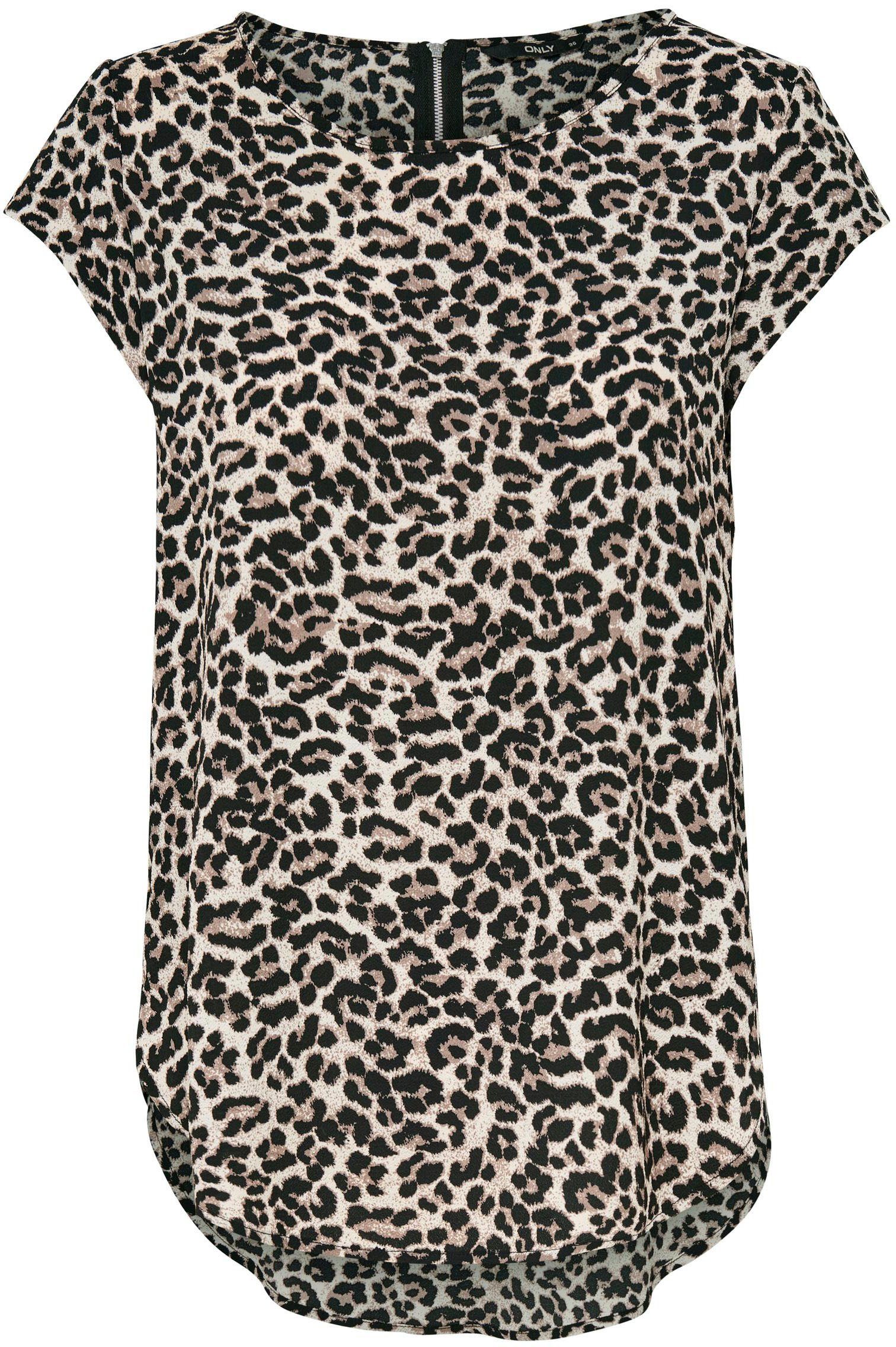 Only Shirtblouse ONLVIC S/S AOP TOP NOOS PTM