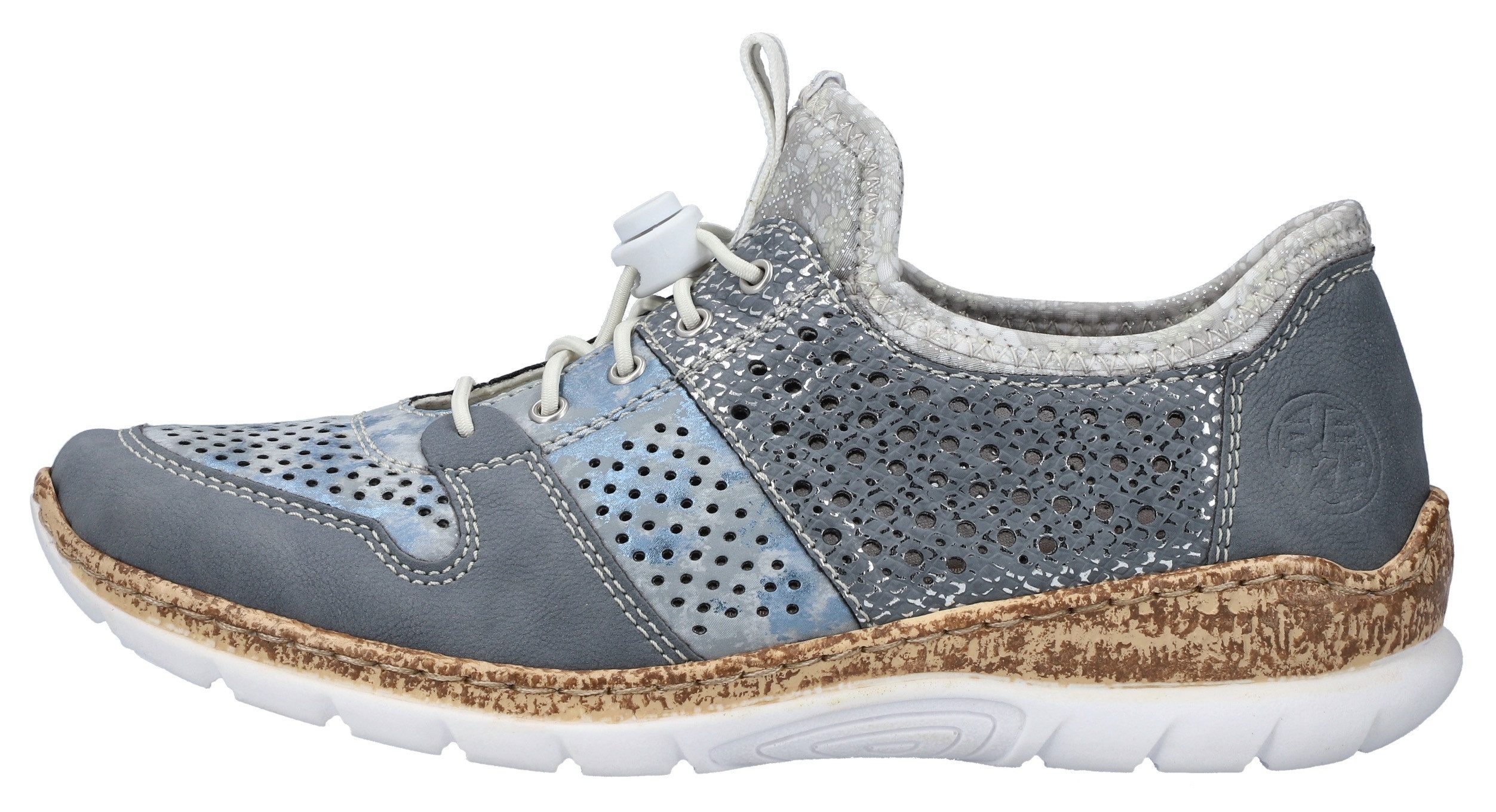 Rieker Slip-on sneakers Slipper, instapschoen met memo soft uitrusting