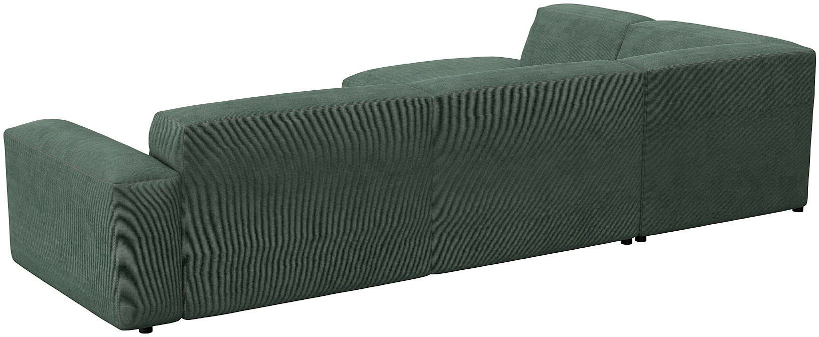 FLEXLUX Hoekbank Lucera, super comfortabel door hoogwaardige zitconstructie met koudschuim