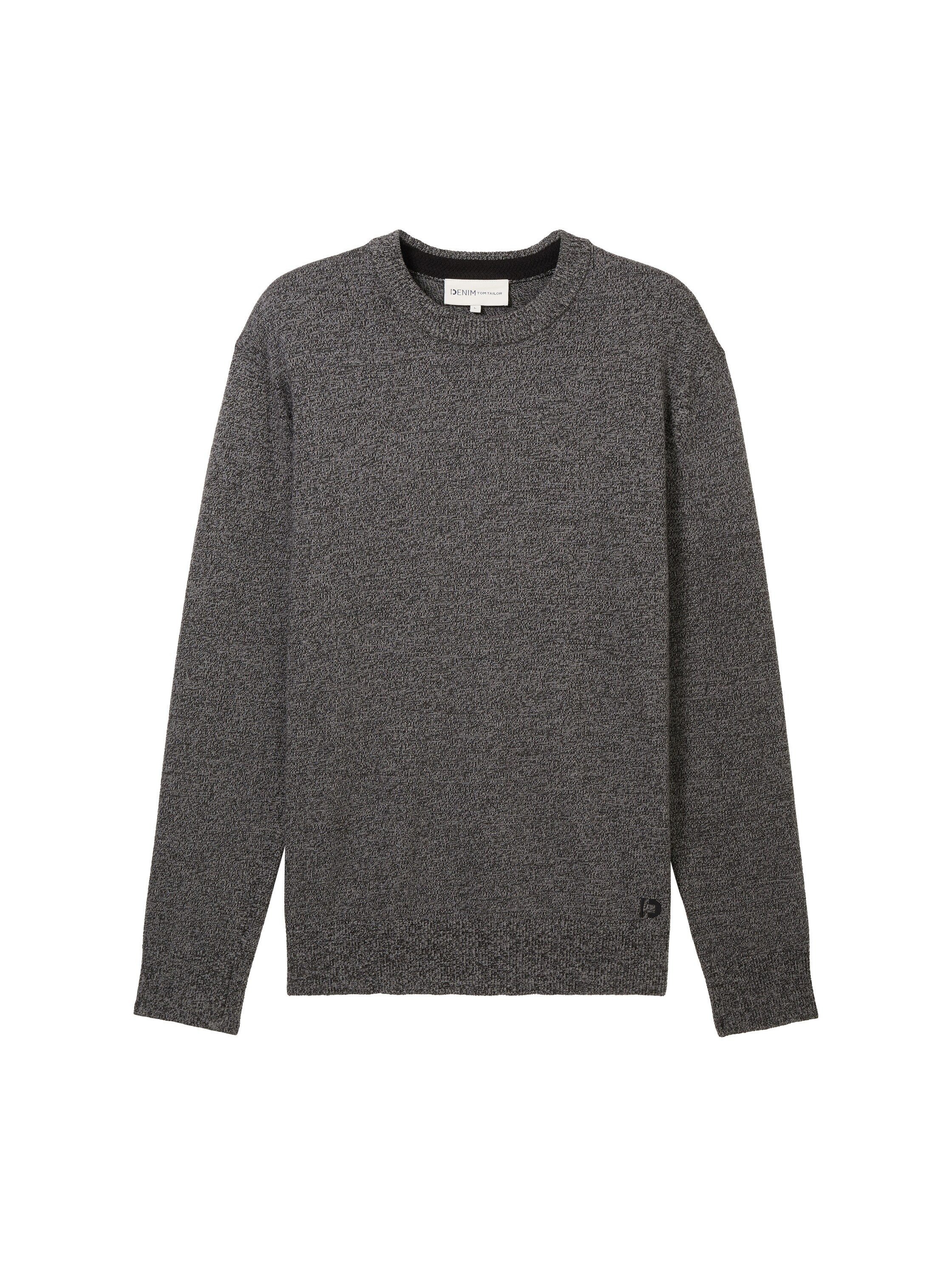Tom Tailor Denim Gebreide trui in gemêleerde look
