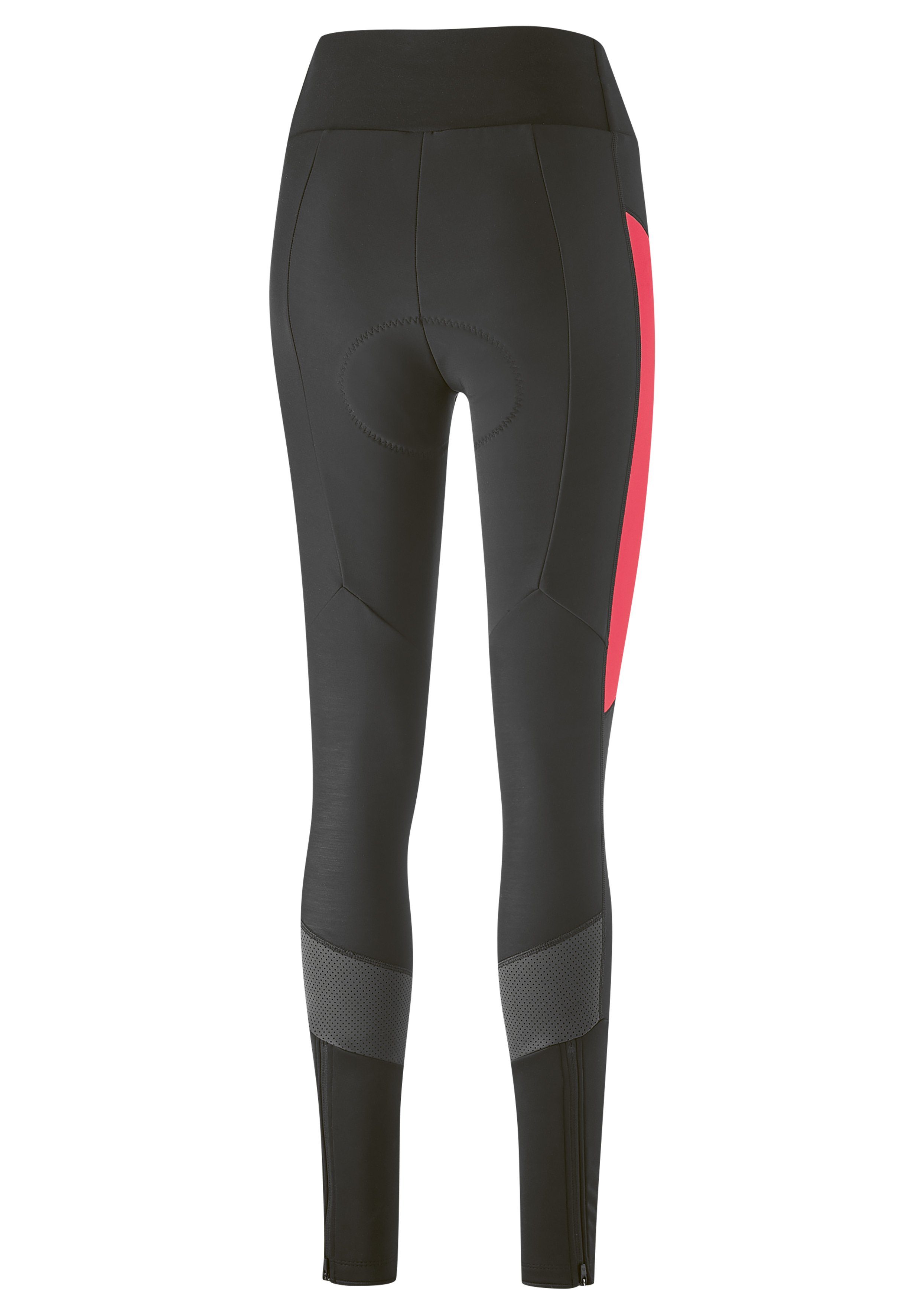 Gonso Fietsbroek Tartu 2 lange dames softshell fietsbroek, fietsbroek met zitkussen