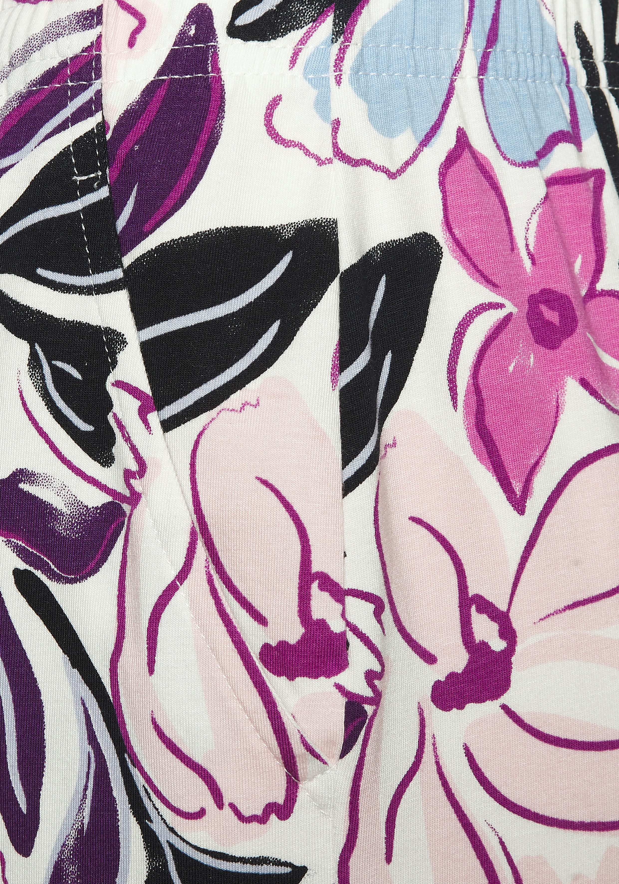 Lascana Pyjama met mooie bloemenprint (2-delig)