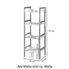 welltime Badkamerrekje Spa Planchet van wit gelakt MDF, poten van robuust bamboe (set)