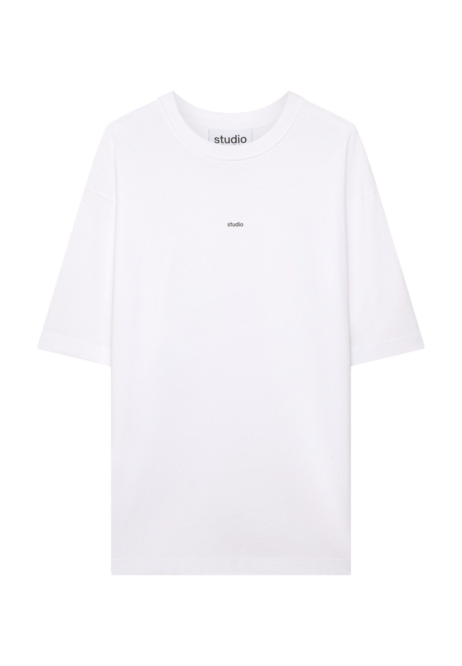 studio seidensticker T-shirt Studio 1/2 ronde hals uni