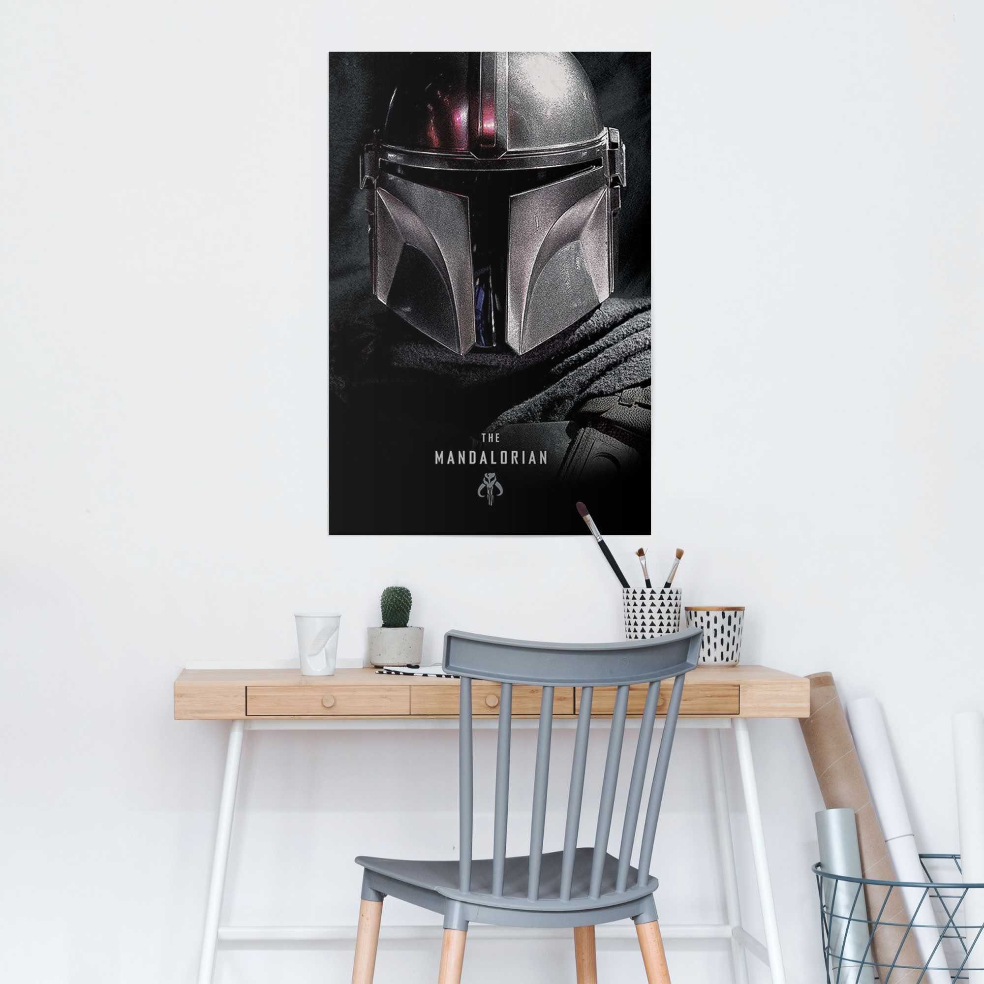 Reinders! Poster The Mandalorian Star Wars - Dark Side - serie - baby Yoda
