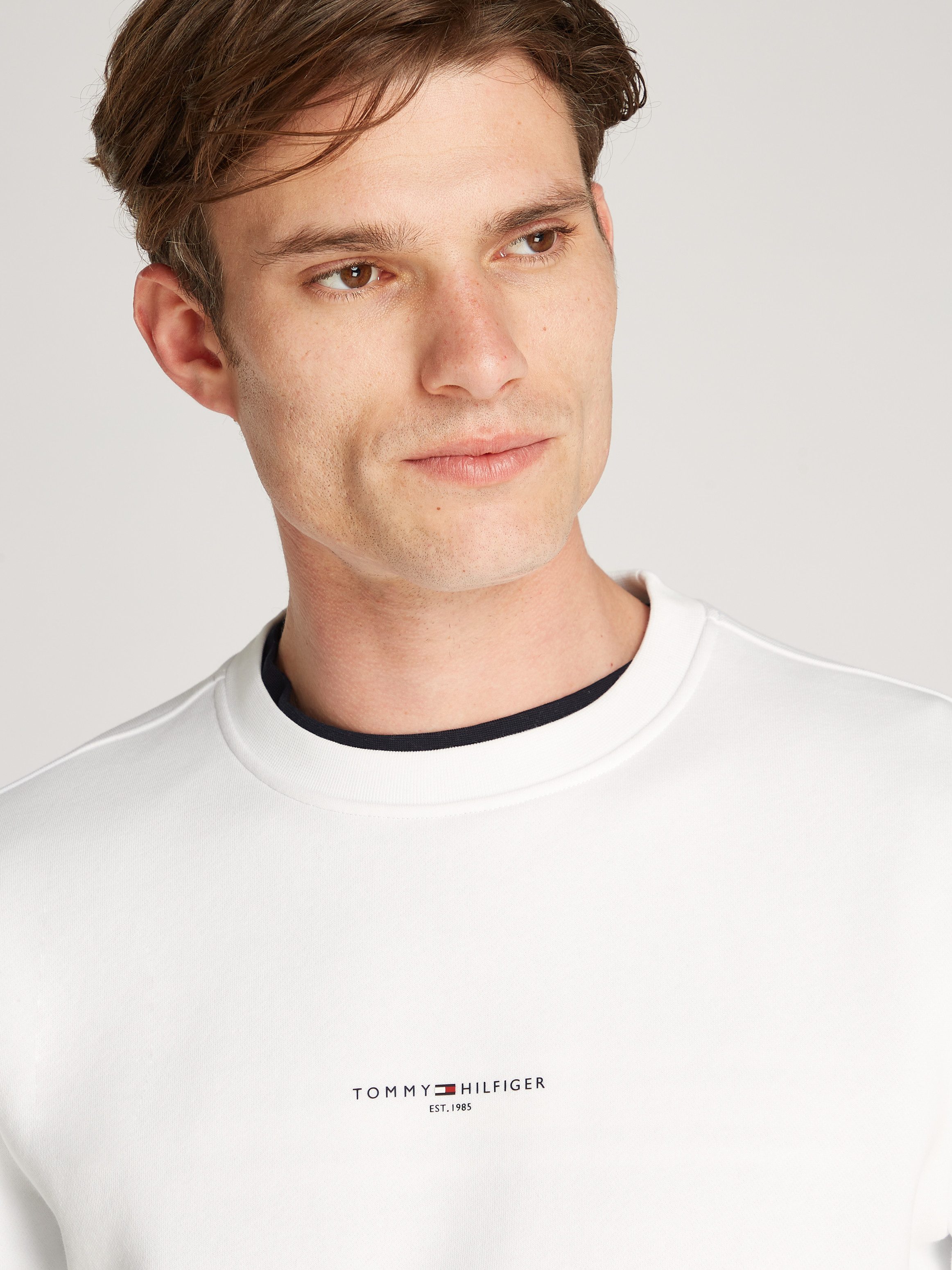 Tommy Hilfiger Sweatshirt SMALL TOMMY LOGO CREWNECK