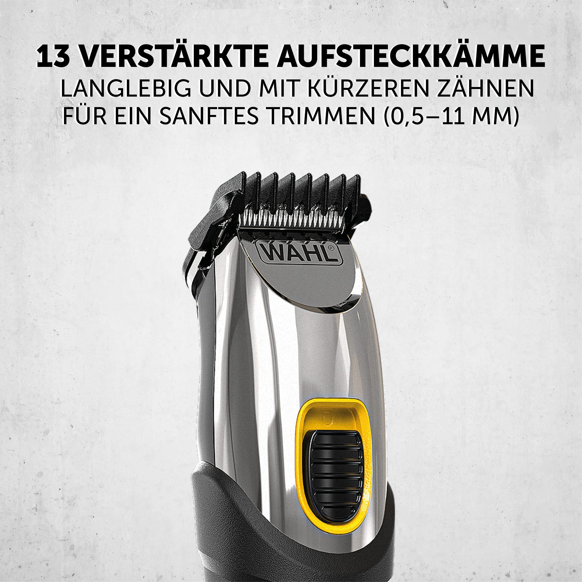 Wahl Baardtrimmer Extreme Grip Antislip greep, lithium-ionen-technologie, USB oplading