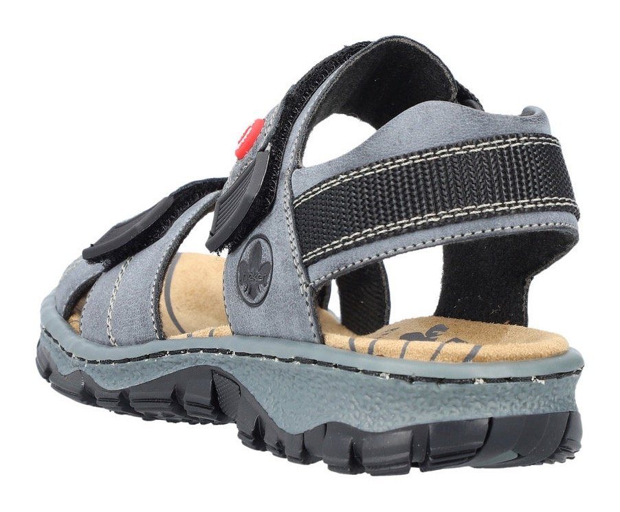 Rieker Sandalen zomerschoen, outdoorschoen, sleehak, in trekkinglook