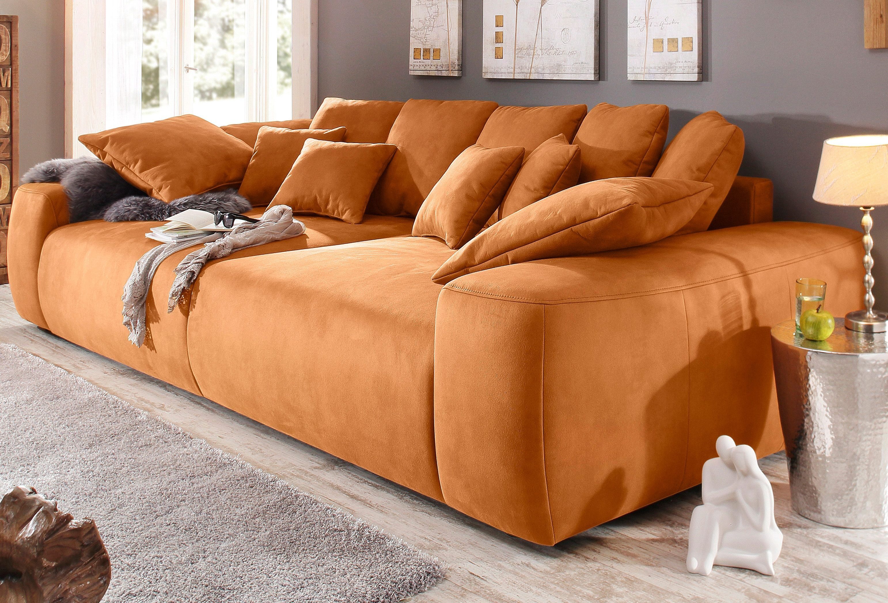 Home affaire Megabank Riveo luxe met bijzonder hoogwaardige bekleding voor maximaal 140 kg per zitoppervlak