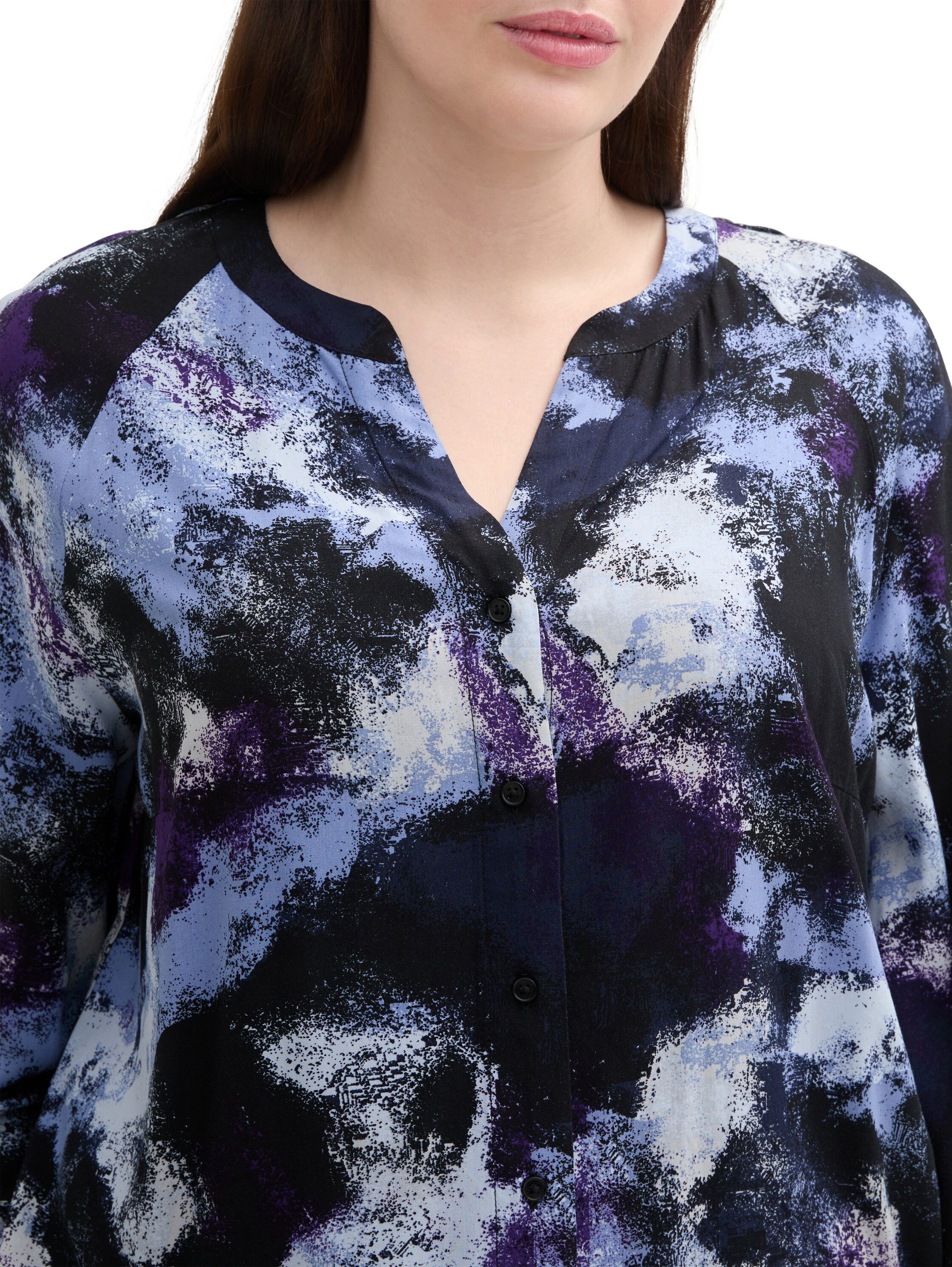 TOM TAILOR MY TRUE ME Blouse met lange mouwen met all-over print