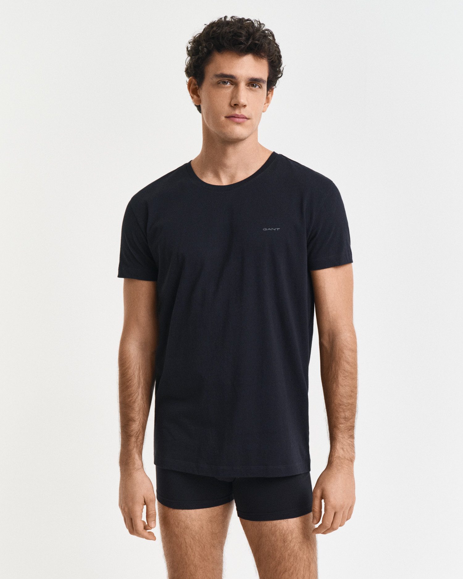 Gant Shirt met korte mouwen C-NECK T-SHIRT 2-PACK