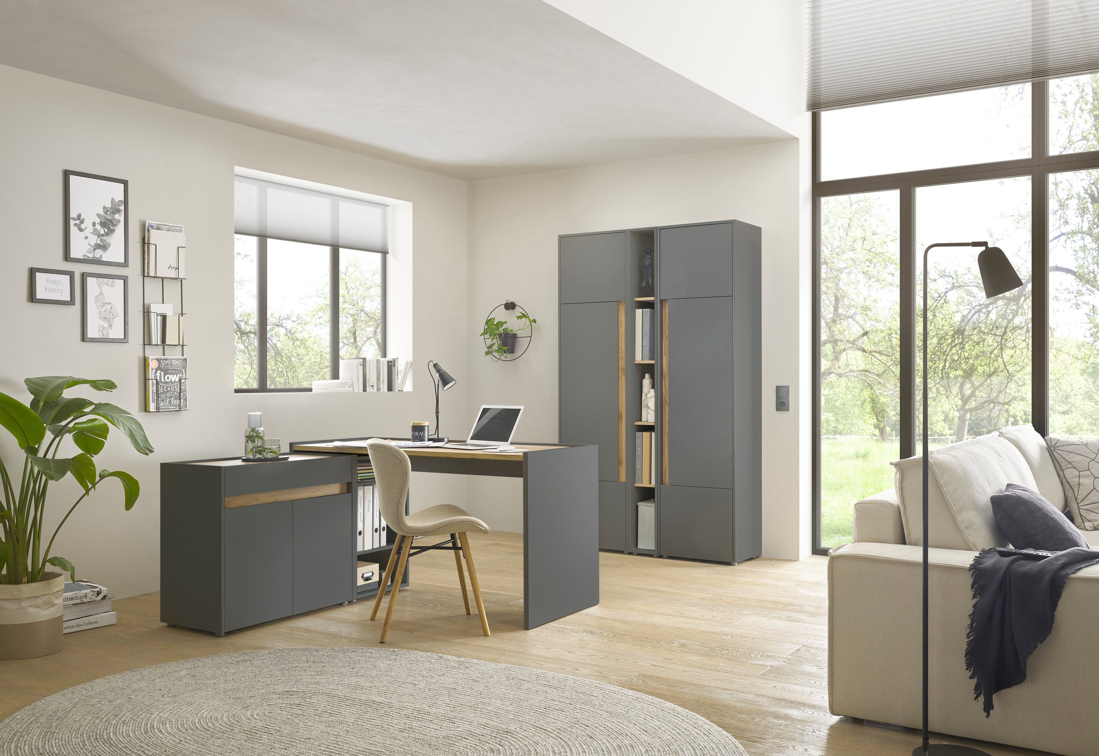 INOSIGN Set kantoormeubelen City/Giron (set, 6-delig) kantoorsets grijs