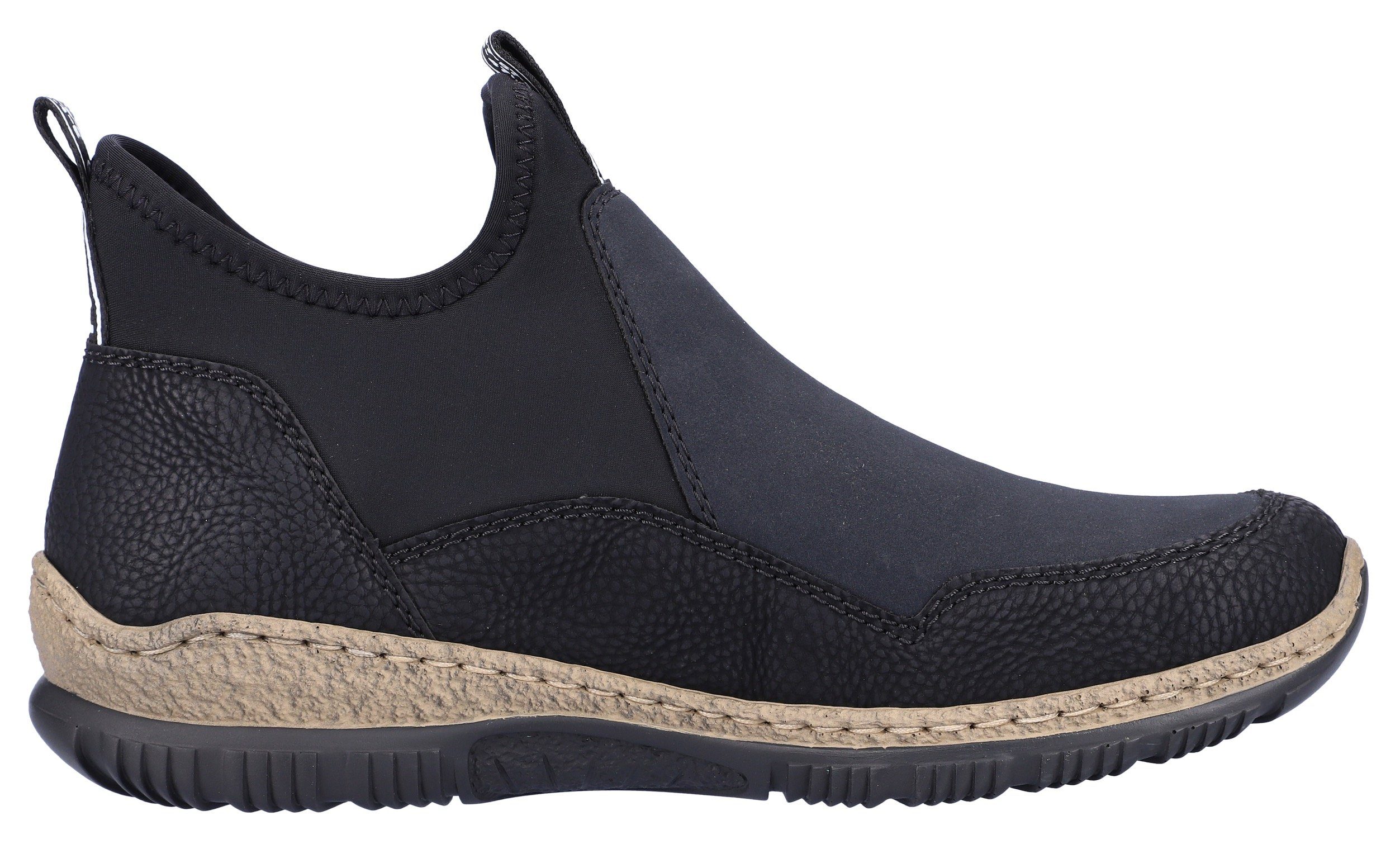 Rieker Boots zonder sluiting met een logo-opschrift