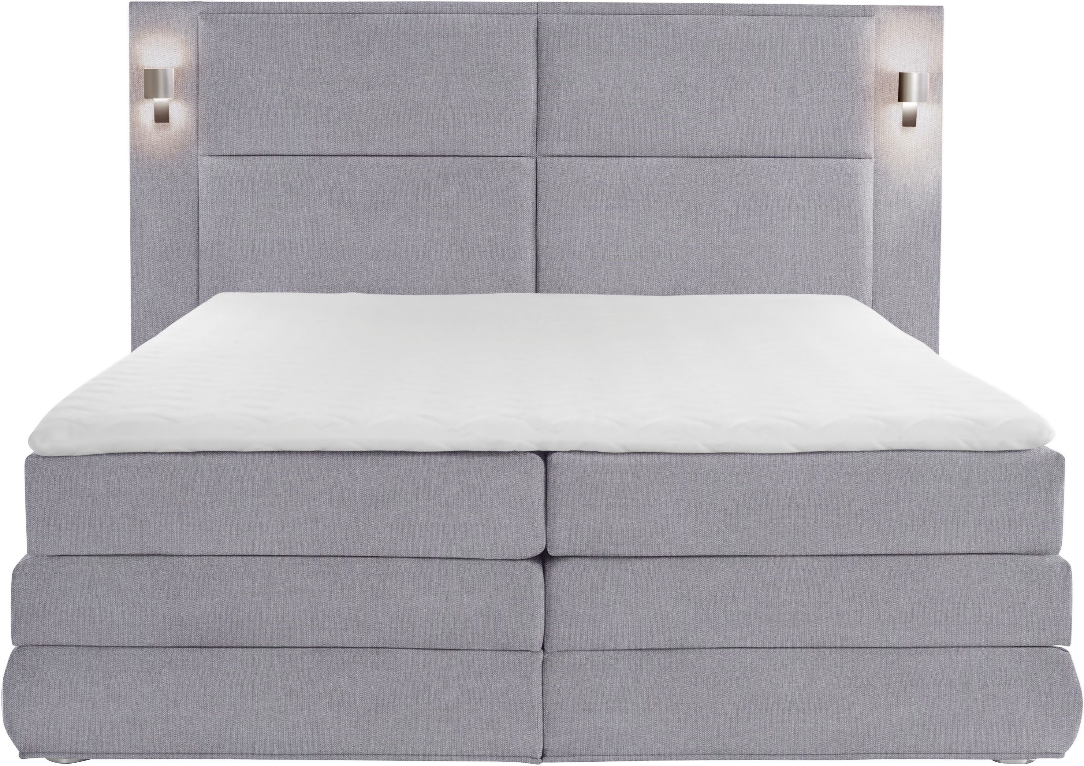 COLLECTION AB Boxspring Copenhagen inclusief bedkist, topmatras, naar keuze met ledverlichting