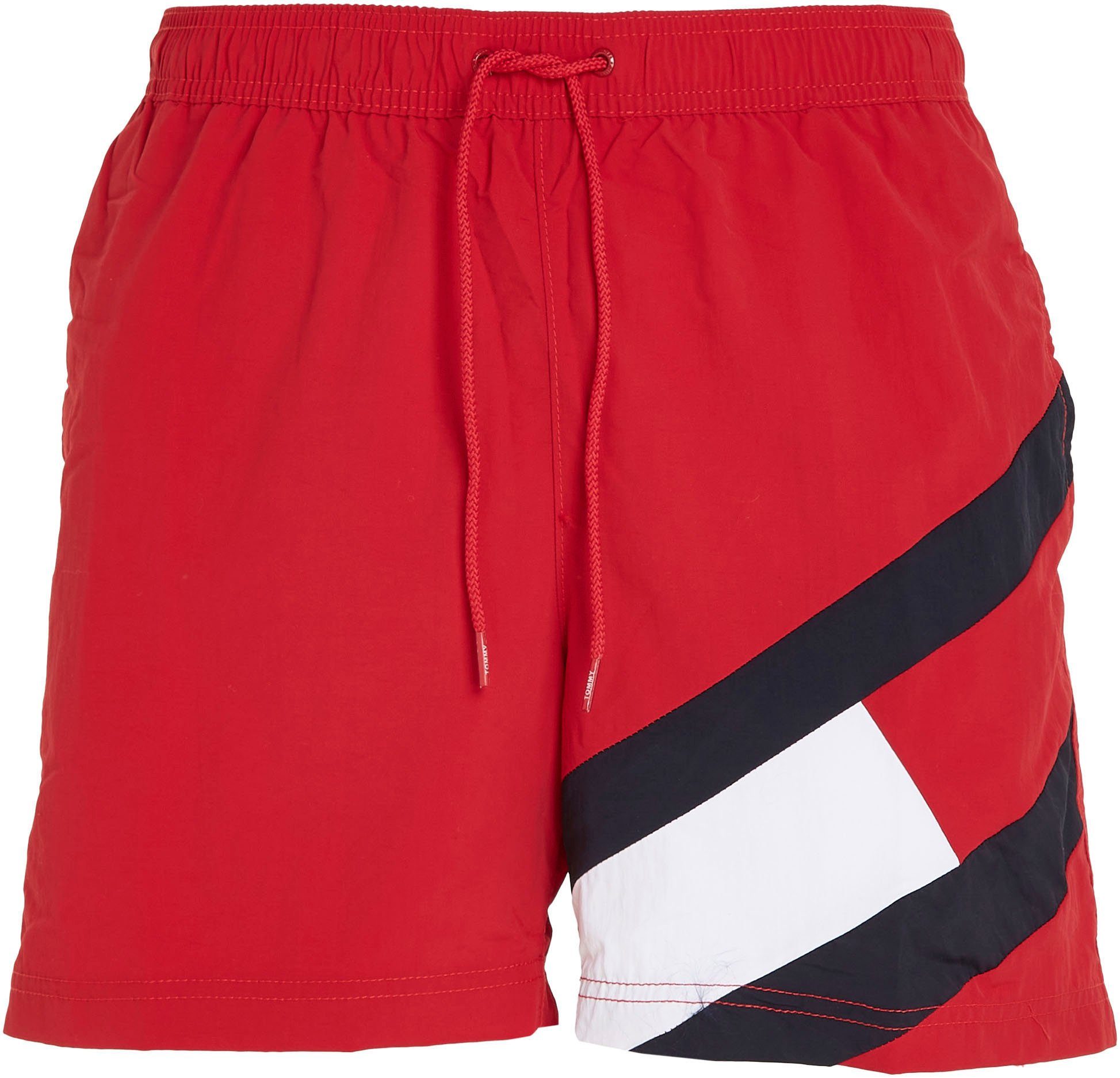 Tommy Hilfiger Swimwear Zwemshort SF MEDIUM DRAWSTRING met tommy hilfiger merklabel