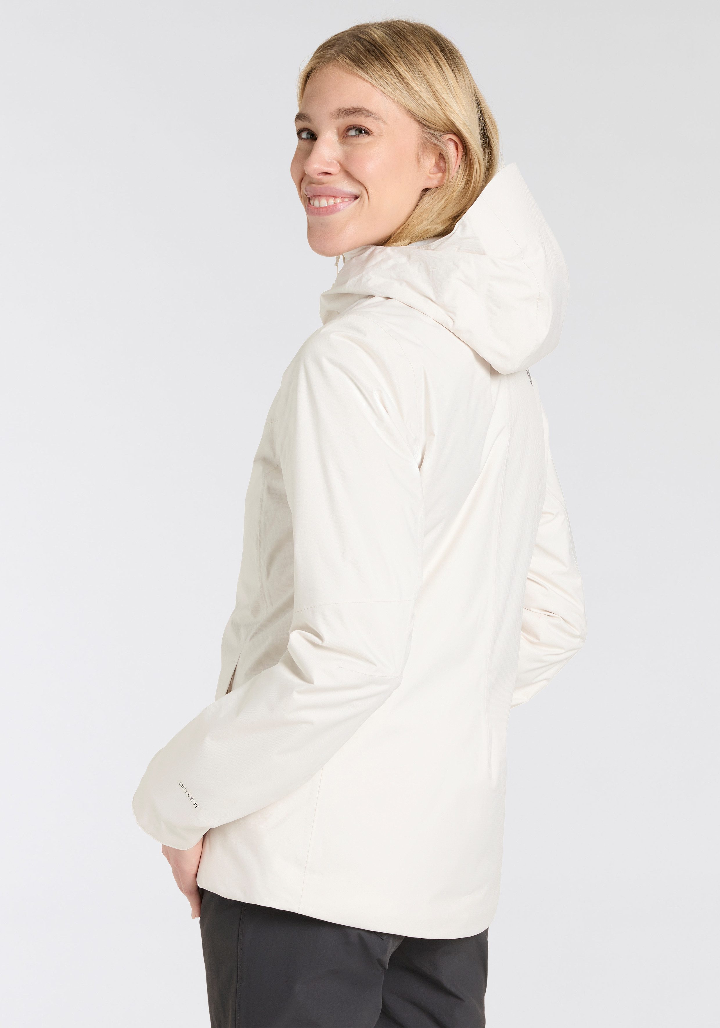 The North Face Functioneel jack W QUEST INSULATED JACKET Winterjack met logo-opdruk