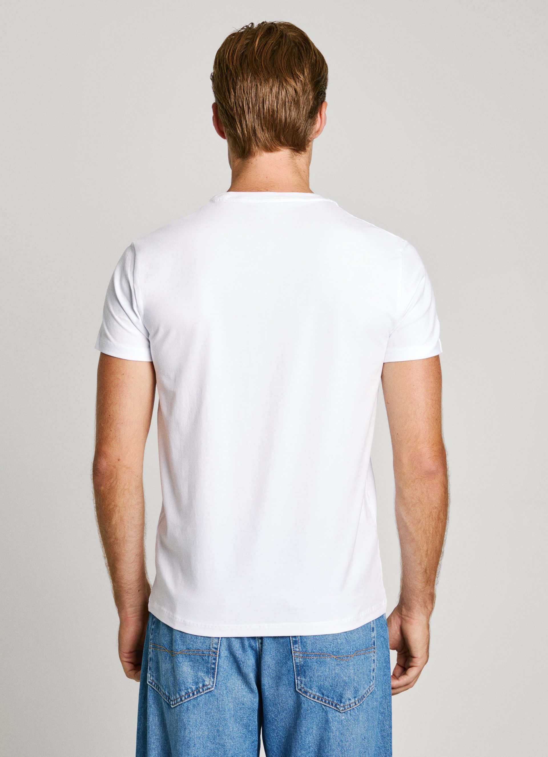 Pepe Jeans T-shirt met merkprint voor