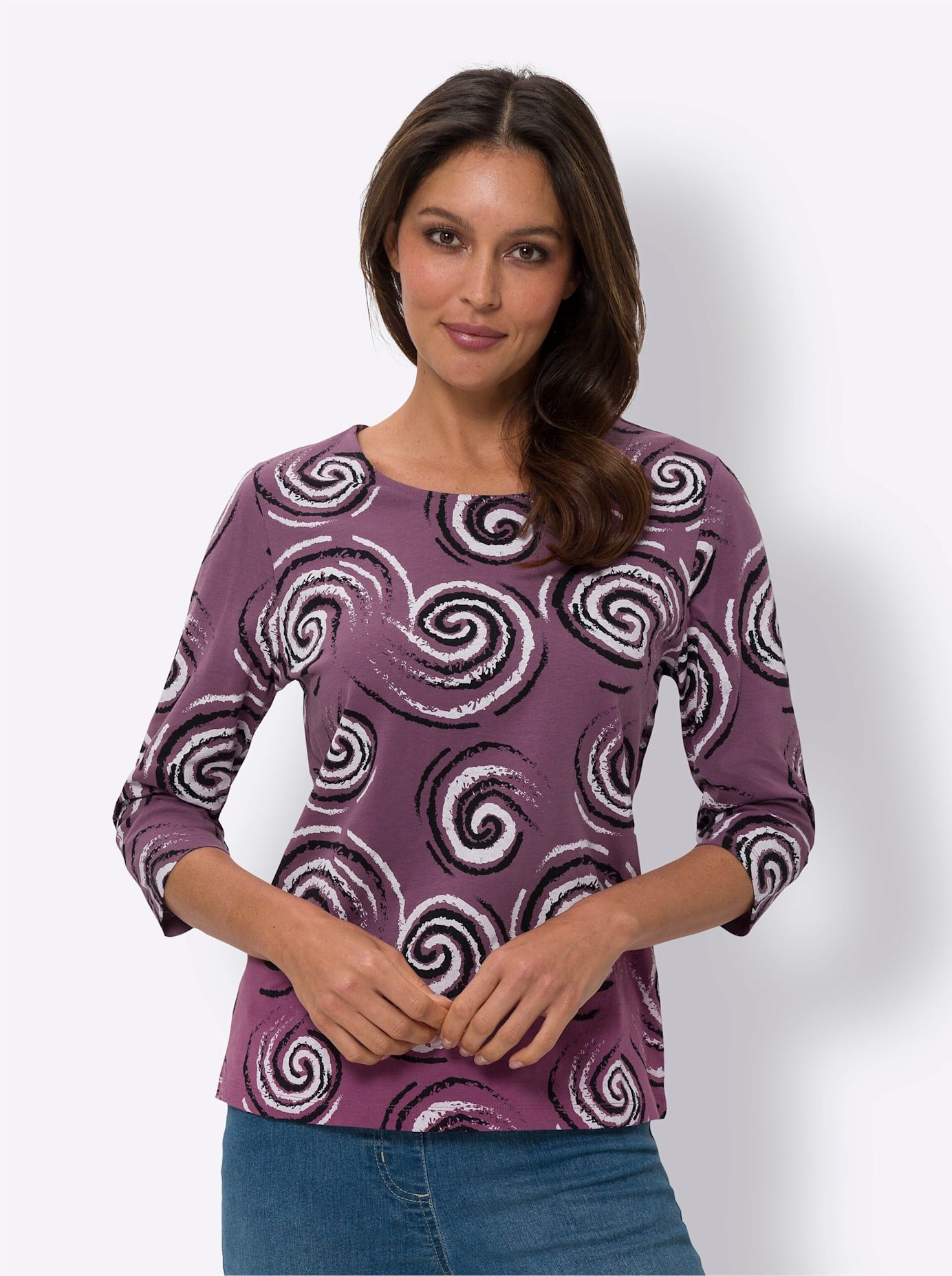 Classic Basics Shirt met 3 4 mouwen Shirt met 3 4-mouwen (1-delig)