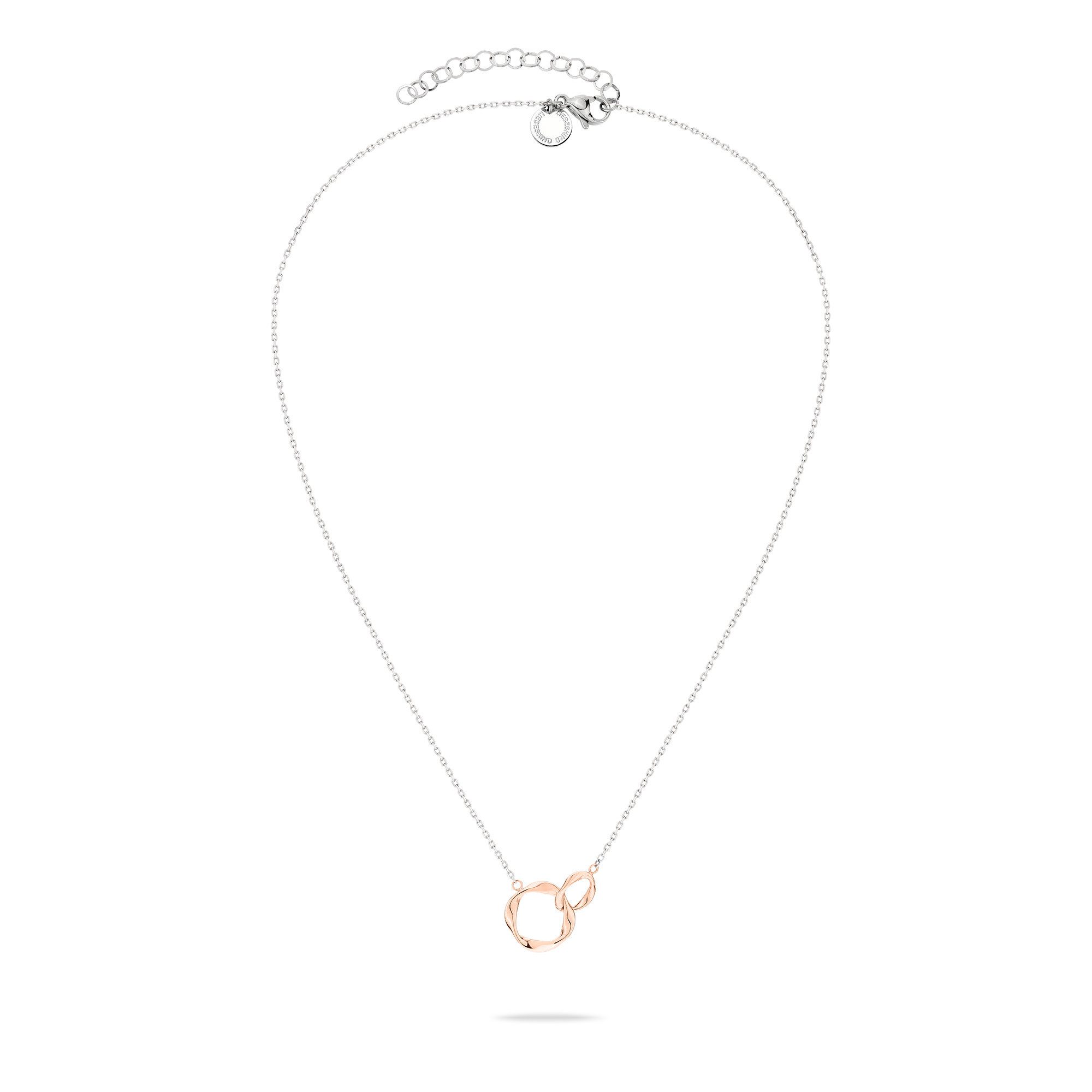 Liebeskind Berlin Ketting met hanger Sieraden roestvrijstalen ketting The Organic Twist LJ-0989 LJ-1550 LJ-1551