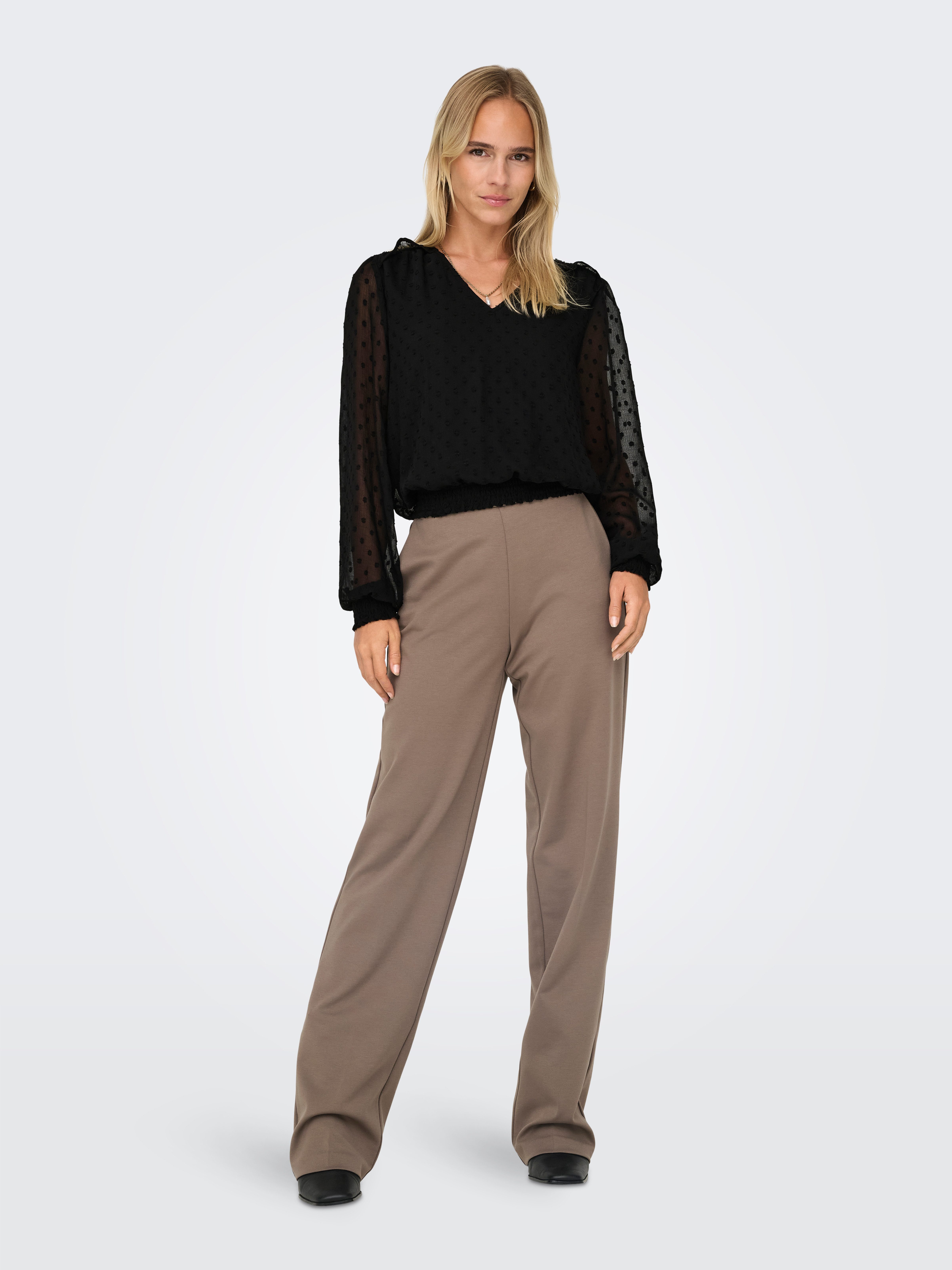 Only Shirt ONLELMIRA LIFE NEW DOBBY L/S TOP WVN