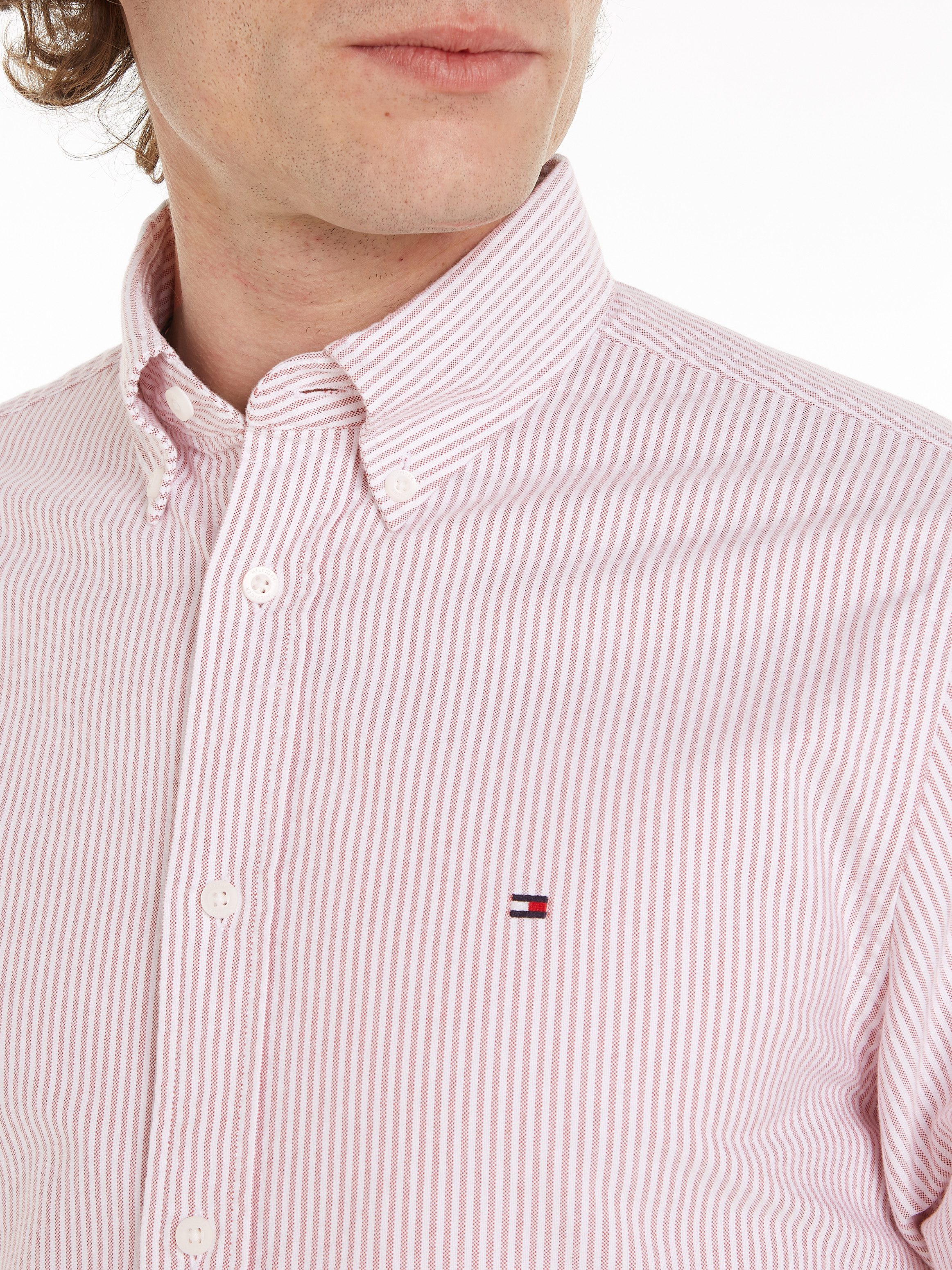 Tommy Hilfiger Overhemd met lange mouwen HERITAGE OXFORD STRIPE RF SHIRT