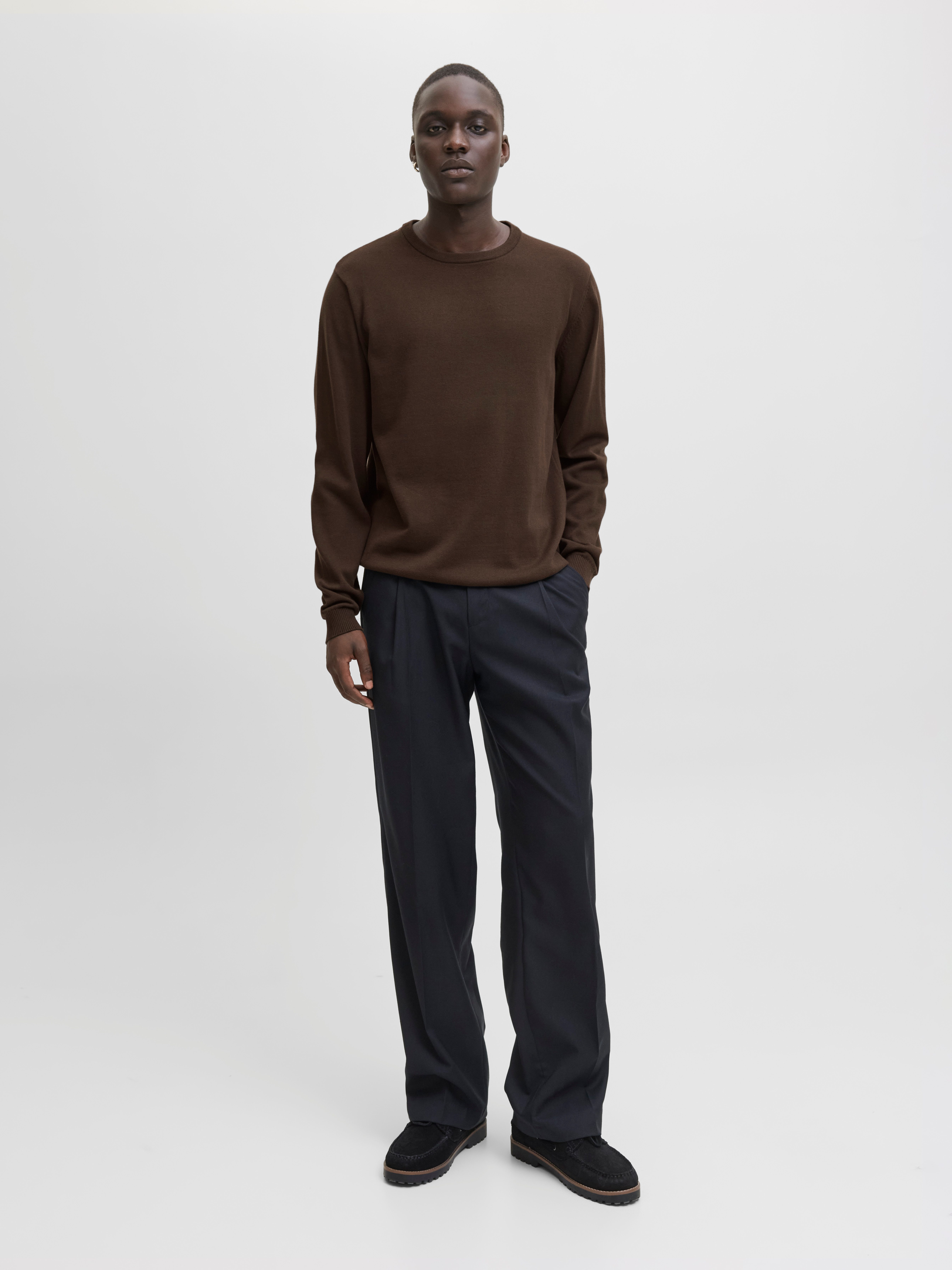 Jack & Jones Trui met ronde hals JJEBASIC KNIT CREW NECK NOOS