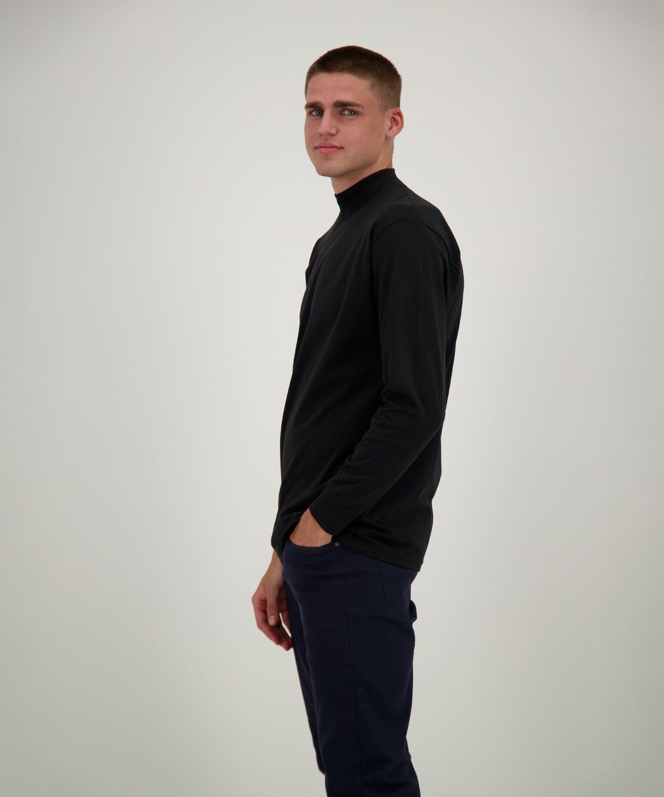 RAGMAN Shirt met staande kraag