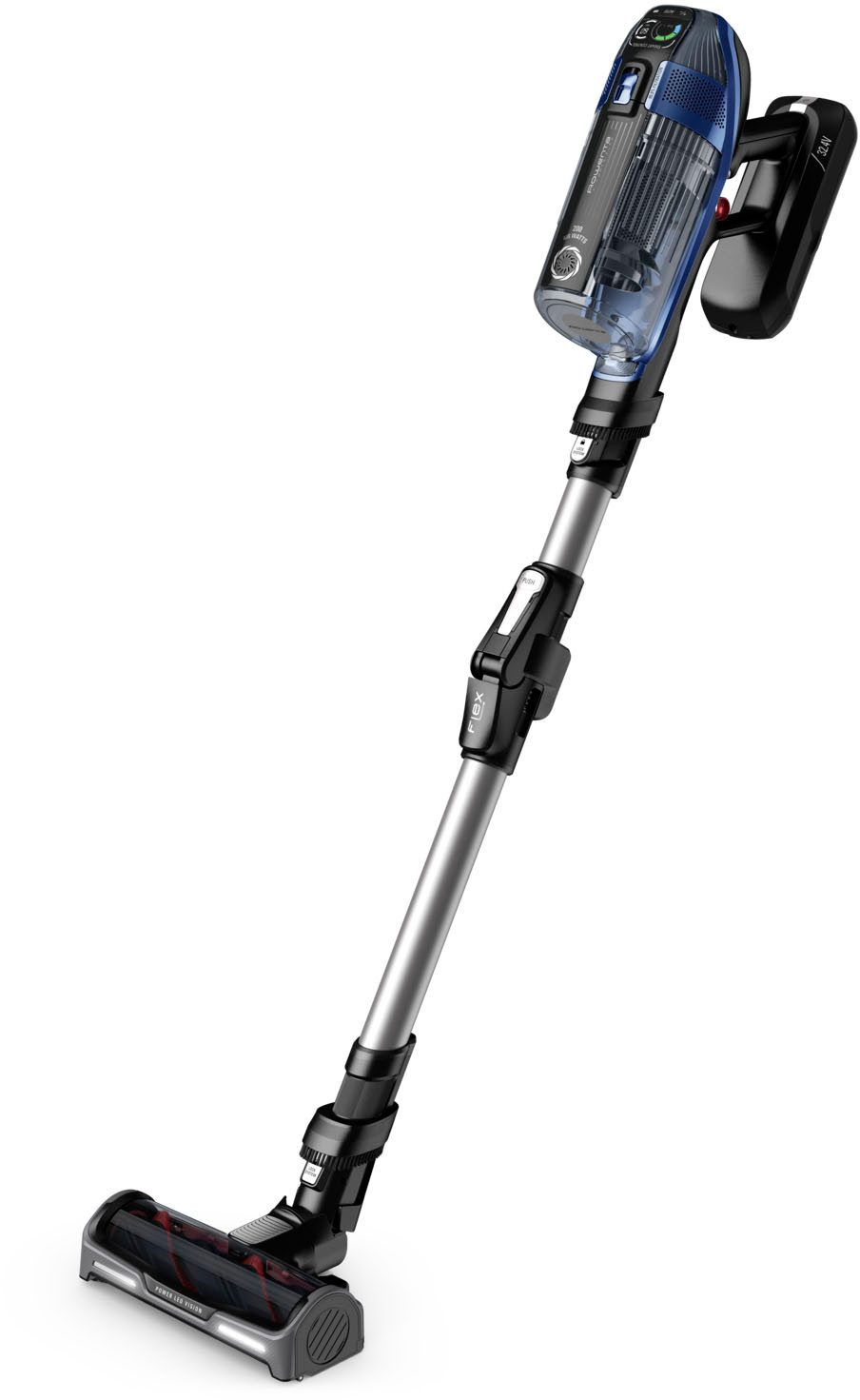 Rowenta Snoerloze hand- en steelstofzuiger X-Force Flex 14.60 Aqua, krachtig, duurzame accu, flexibele scharnier