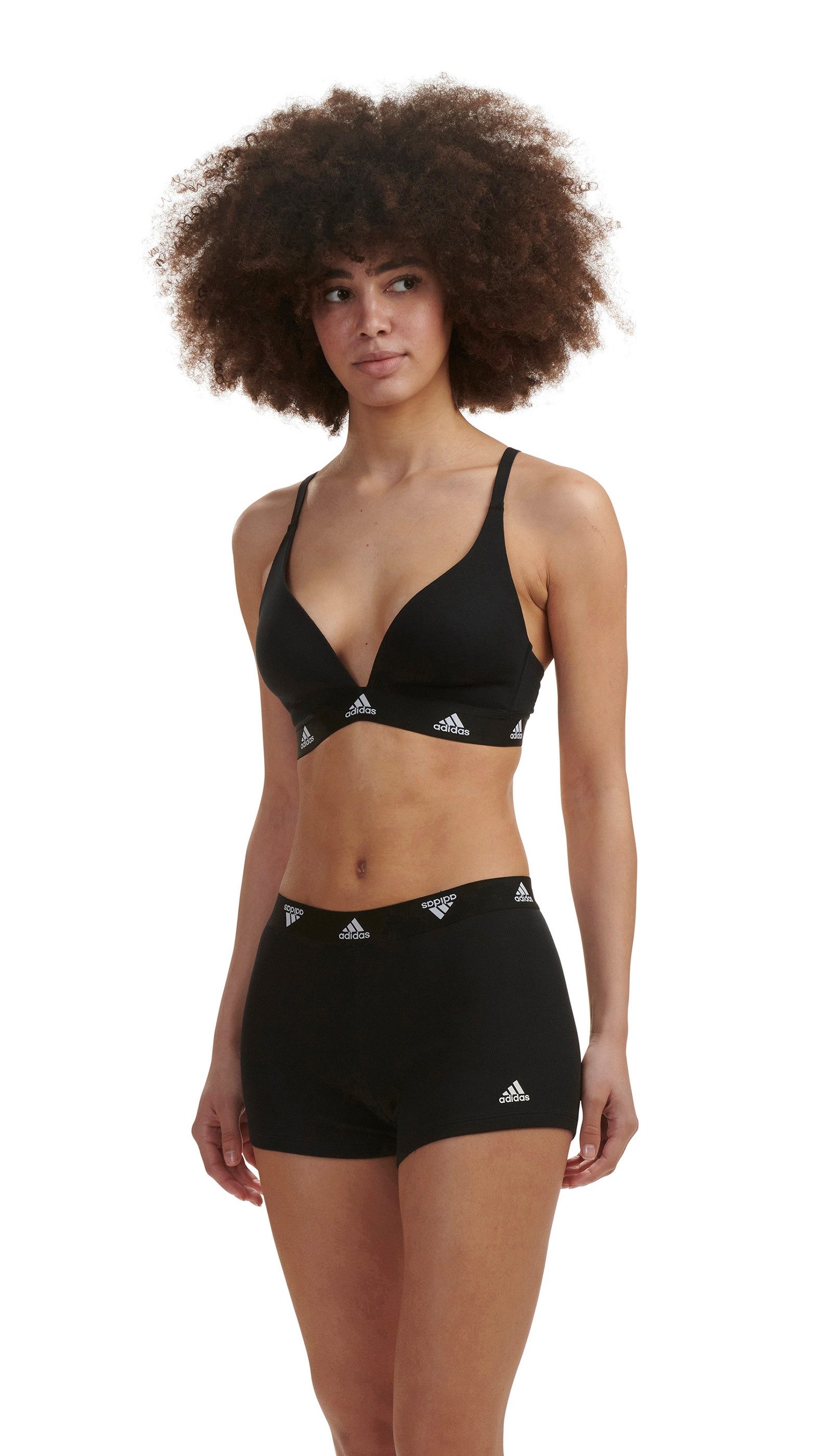 adidas Sportswear Beugelloze-bh Sport Active Comfort Cotton met verstelbare schouderbanden