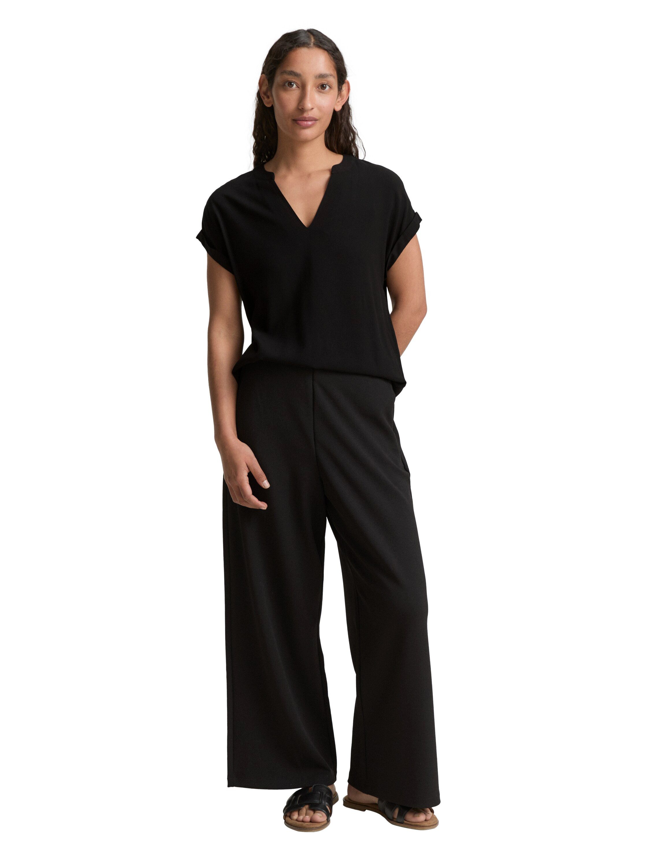 Tom Tailor Blouse met korte mouwen in loose fit