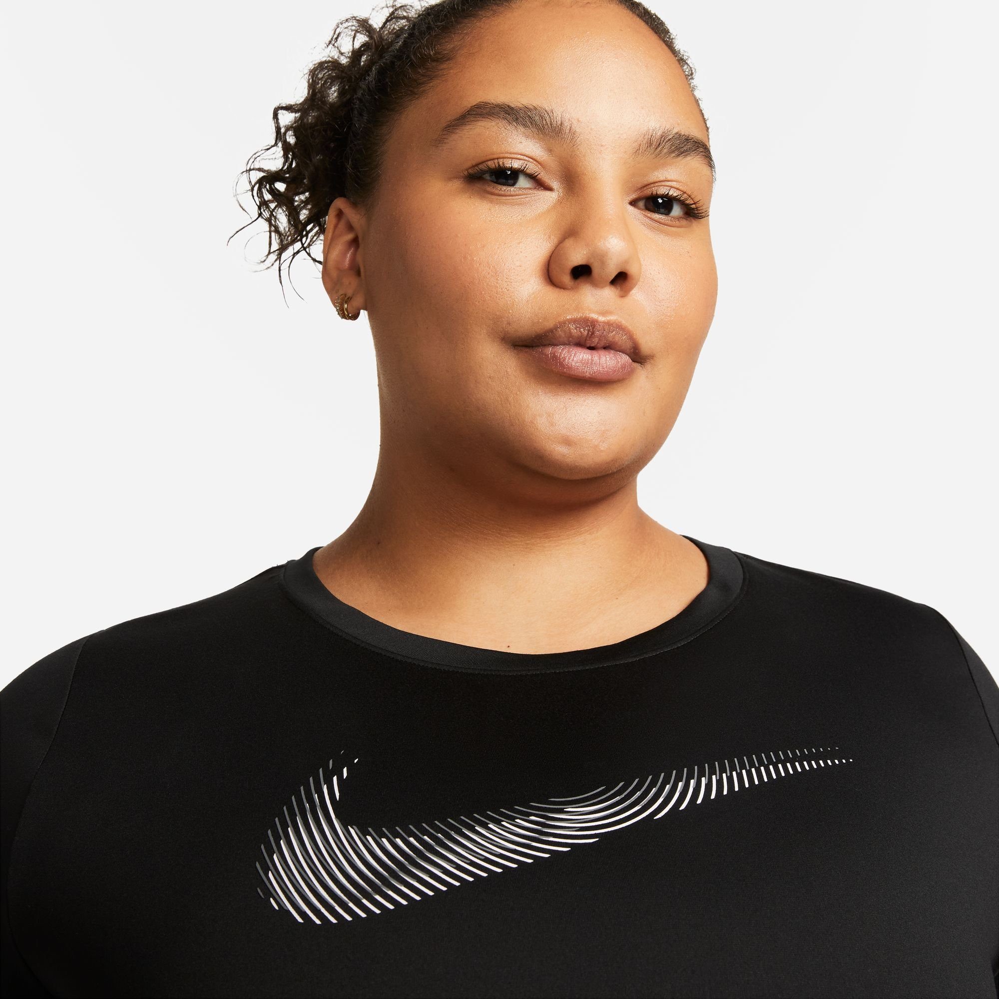 Nike Runningshirt W NK DF SWOOSH HBR SS TOP
