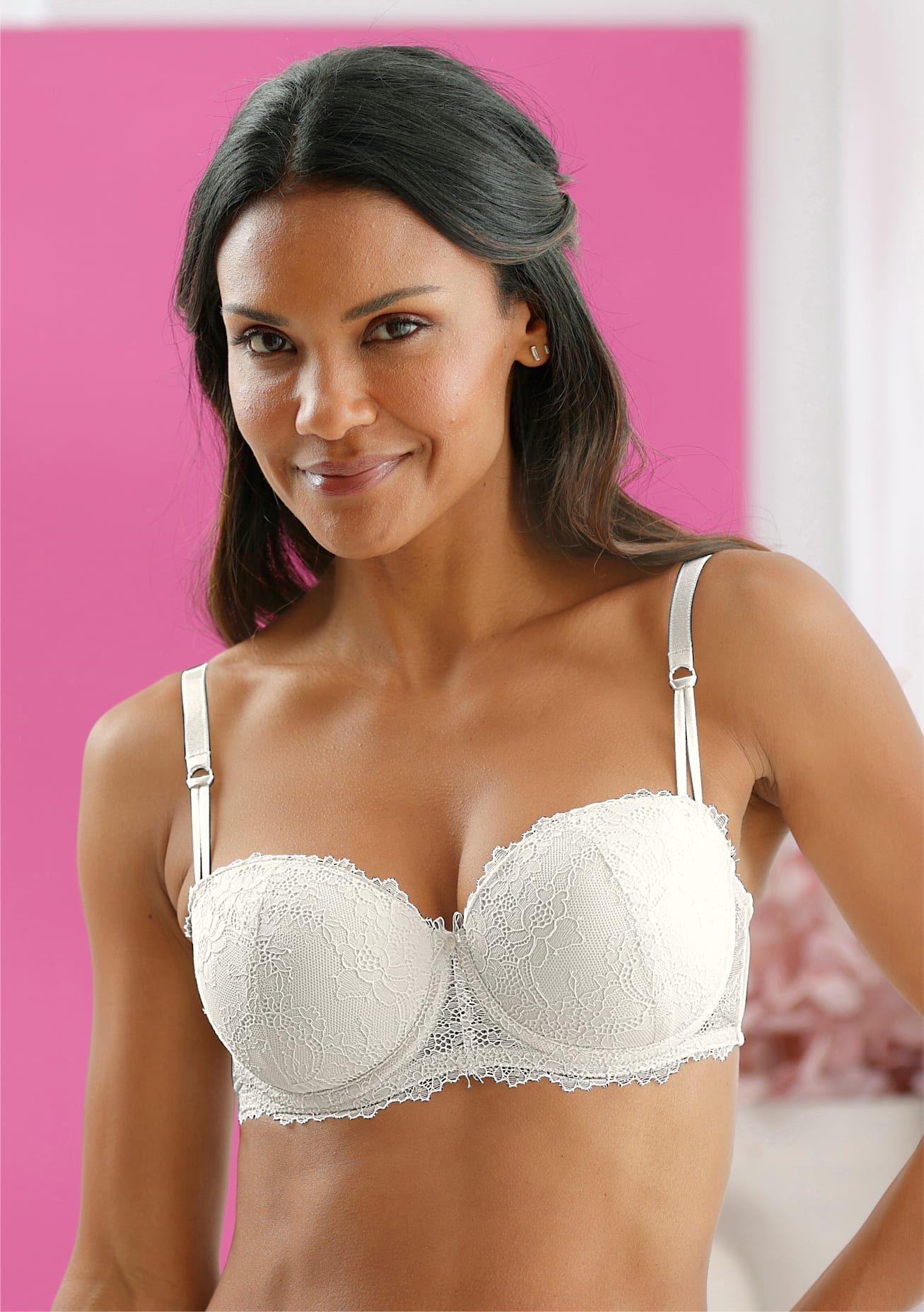 OTTO Bh met steuncups (1-delig, Enkelverpakking) dames beugel bh's maat D D beige