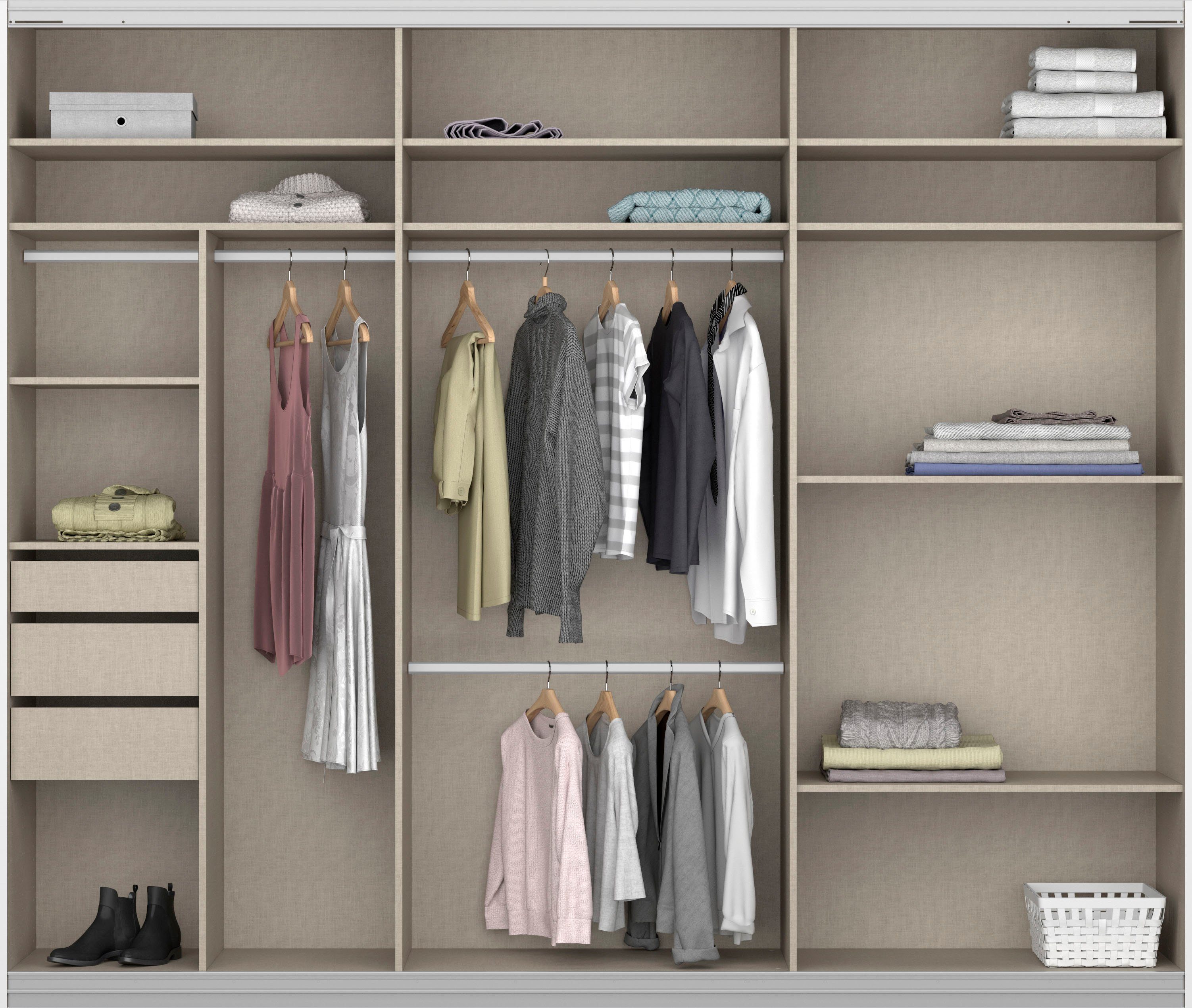 rauch Zweefdeurkast Kledingkast kast garderobe TOPSELLER OTELI incl. binnenindeling