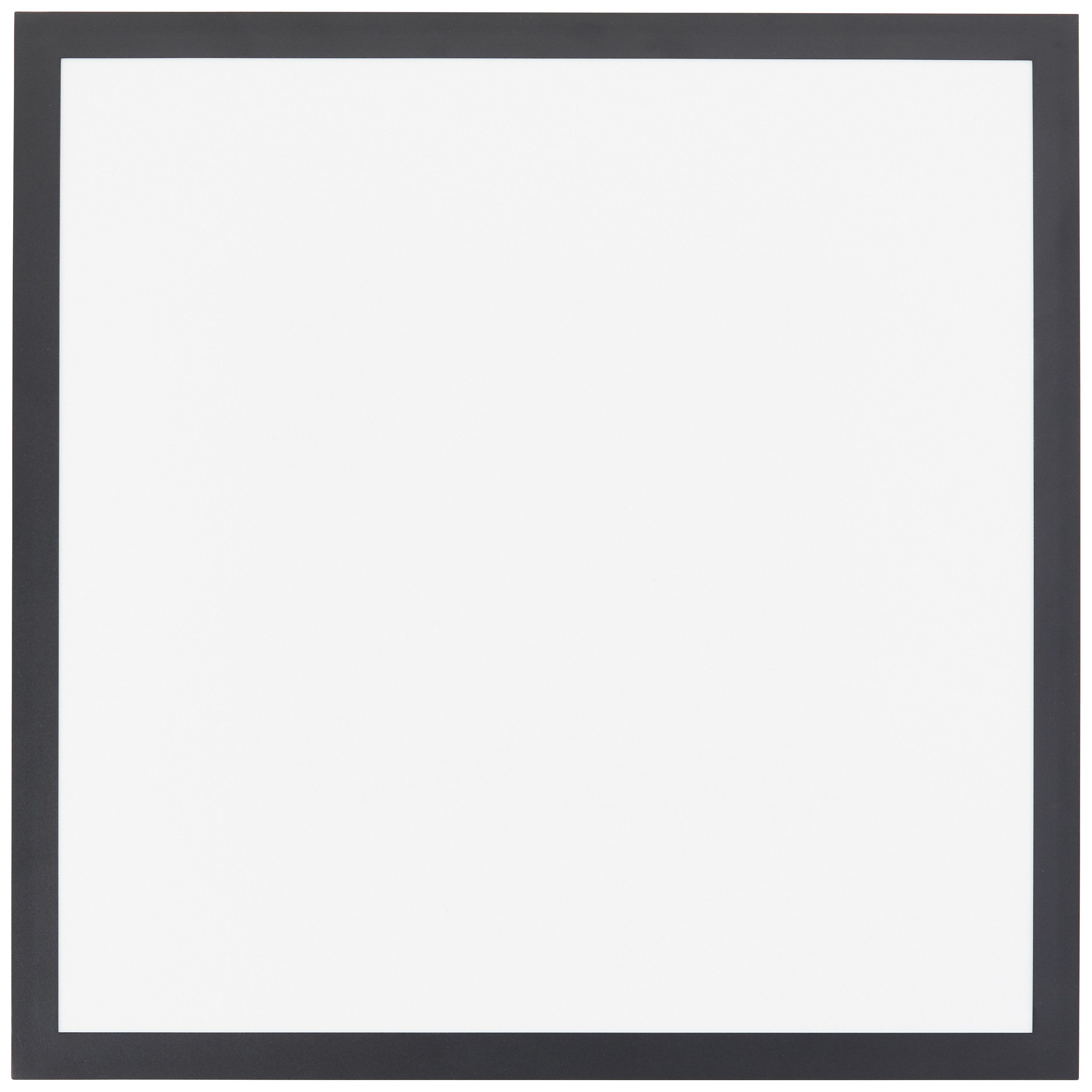 Brilliant Leuchten Led-plafondlamp Briston Opbouw LED paneel, 45 x 45 cm, 2800 lm, 4000 K, aluminium (1 stuk)