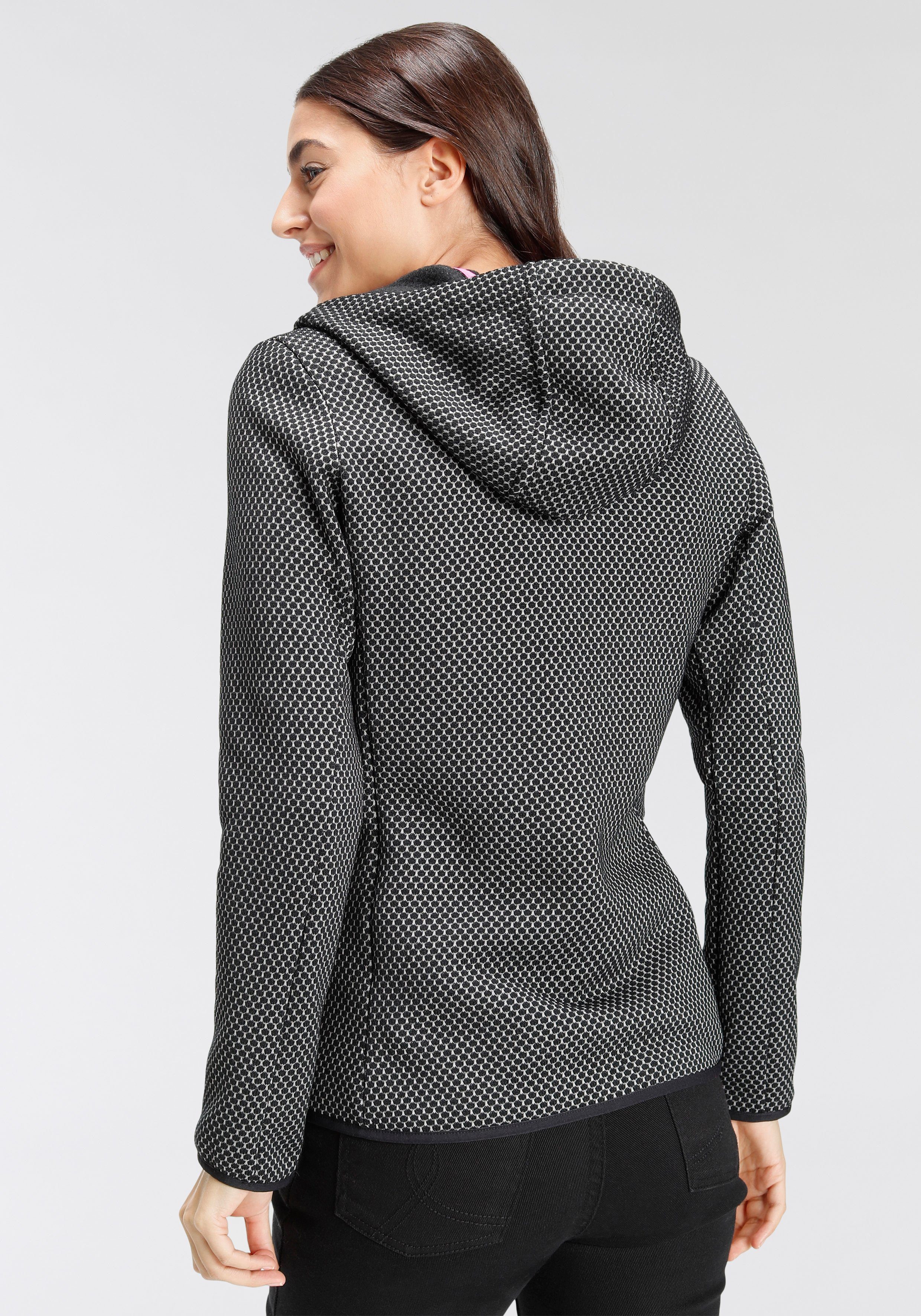 CMP Gebreid fleecejack Warmte & windafstotend & ademend