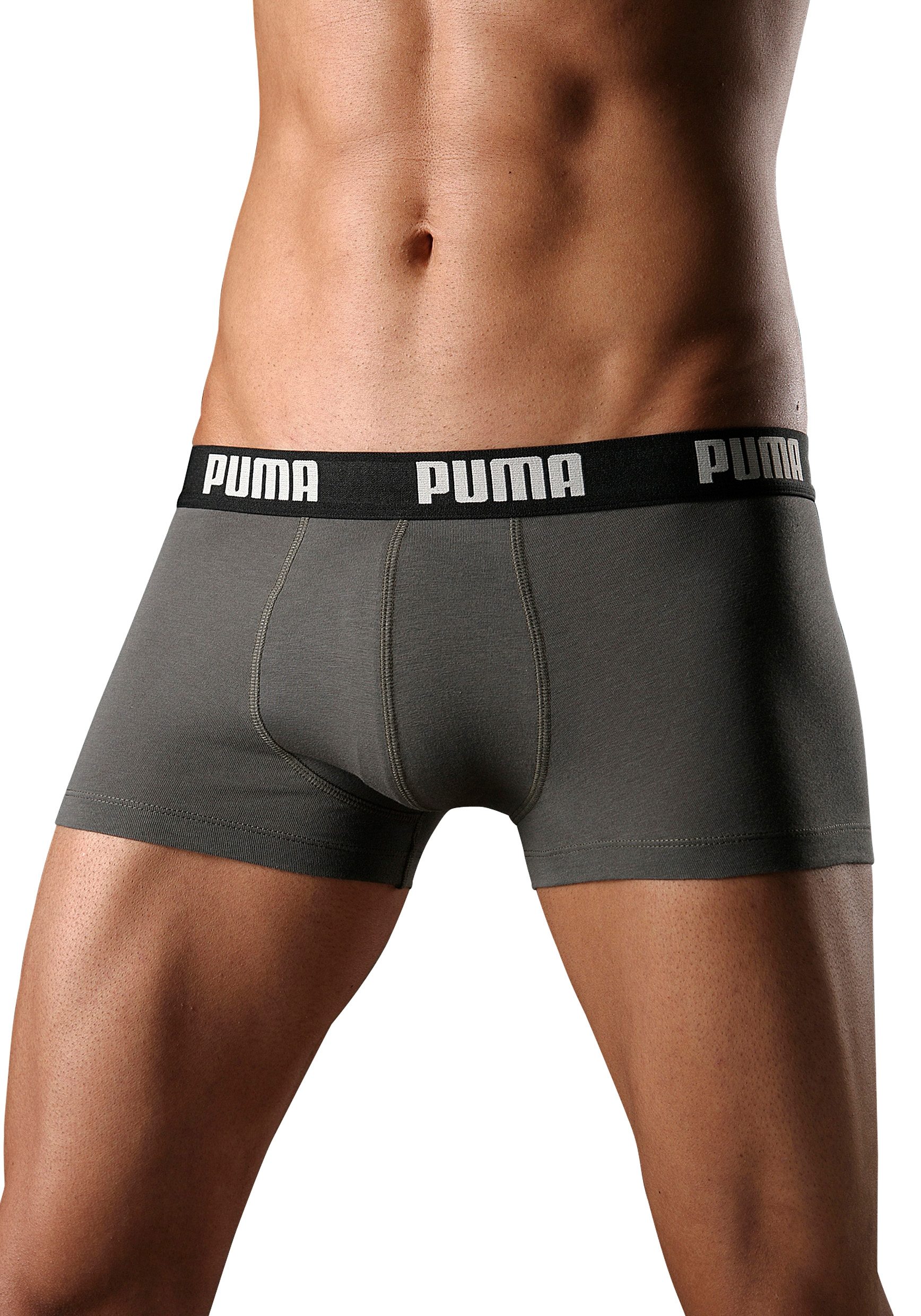 PUMA Hipster met logo-opschrift op brede band (3 stuks)