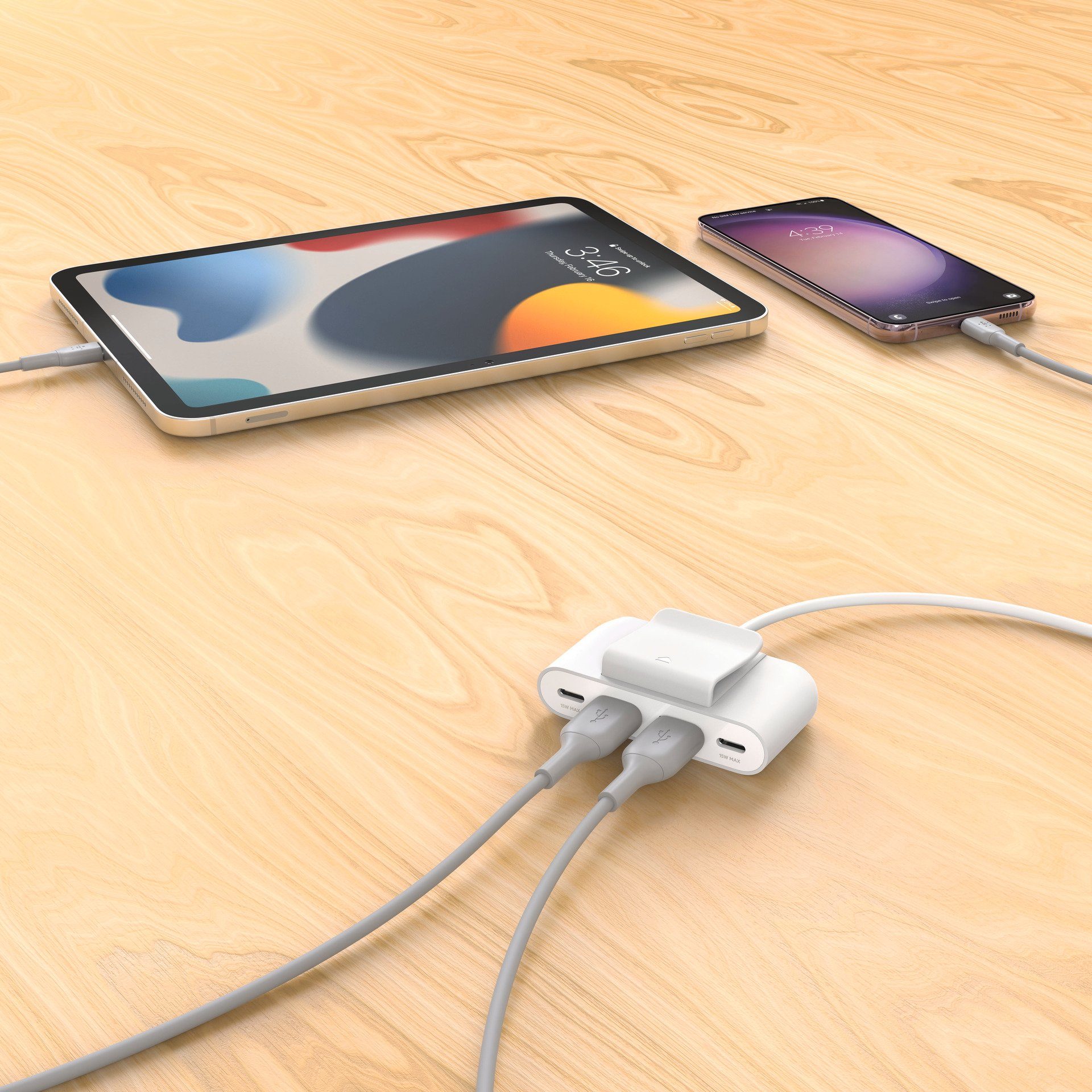 Belkin Dockingstation voor smartphone BoostCharge 4-Port-USB-Splitter