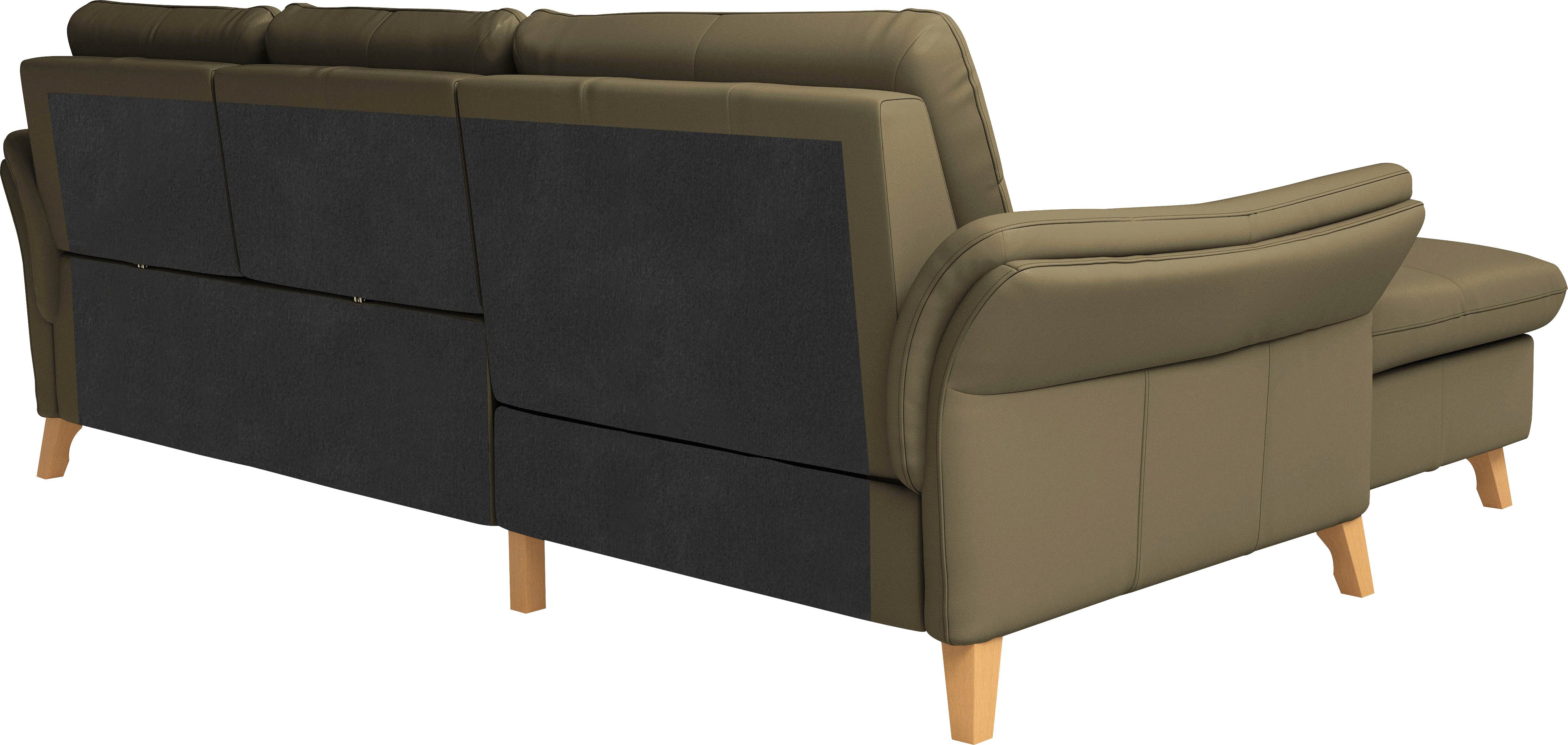 sit&more Hoekbank Göteborg Zitdiepteverstelling en binnenvering, naar keuze met slaapfunctie